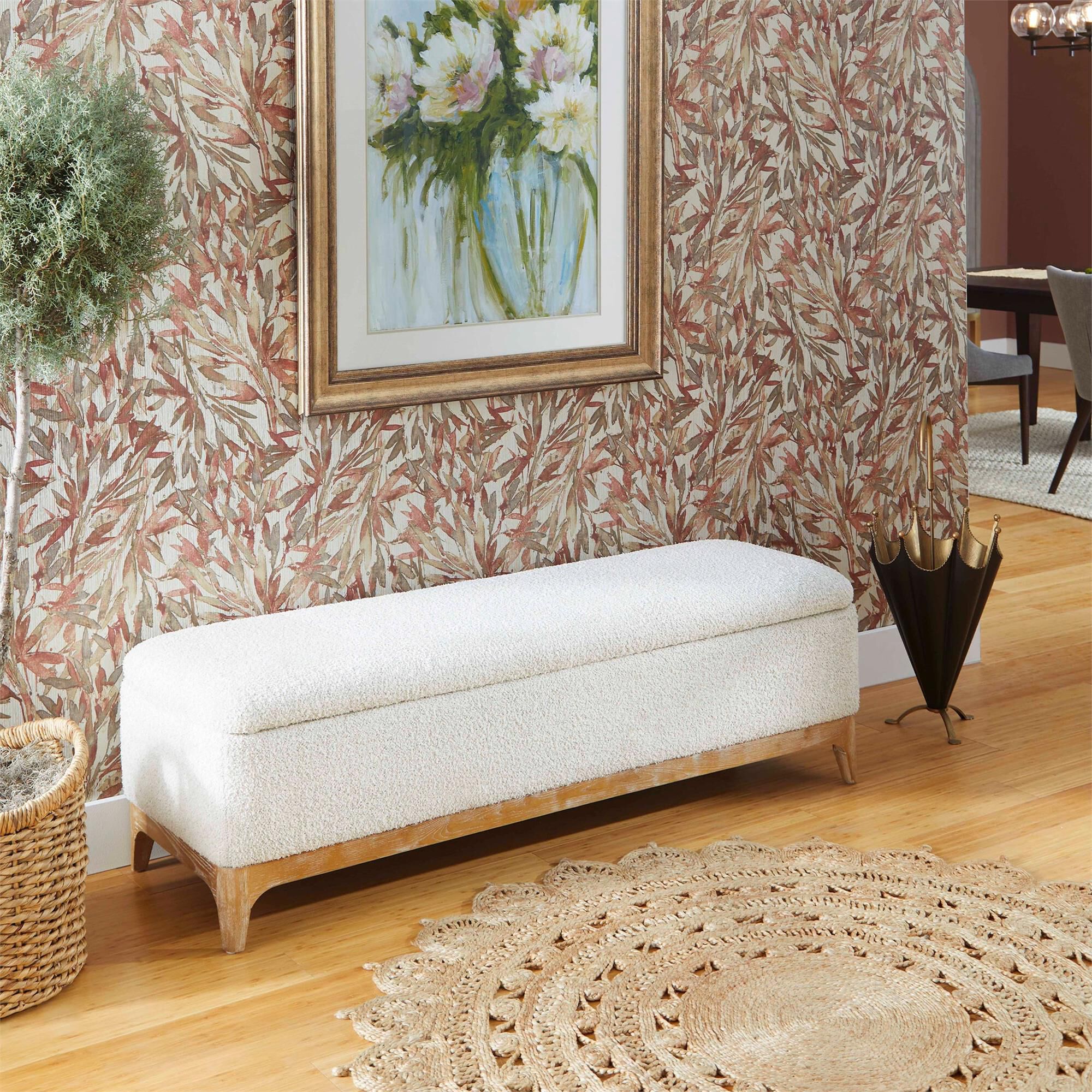 Shown in White - Cream finish