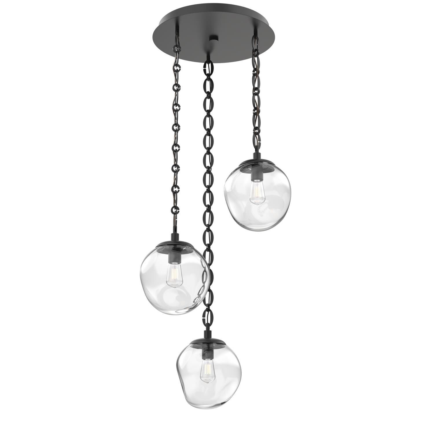 Levi Wilson Aster Bulb 22 Inch Multi Light Pendant by Hammerton Studio