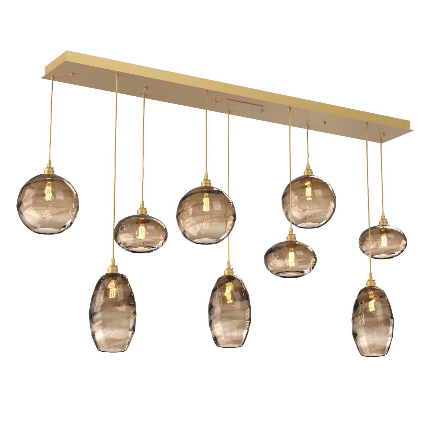Misto 69 Inch 9 Light Linear Suspension Light by Hammerton Studio