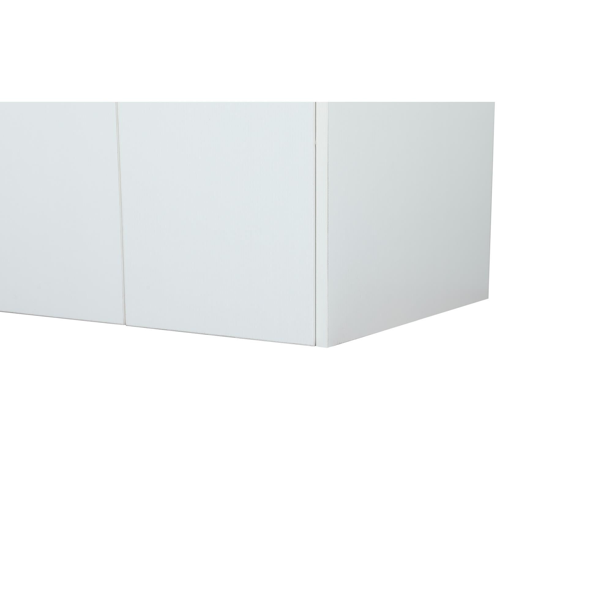 Shown in White finish