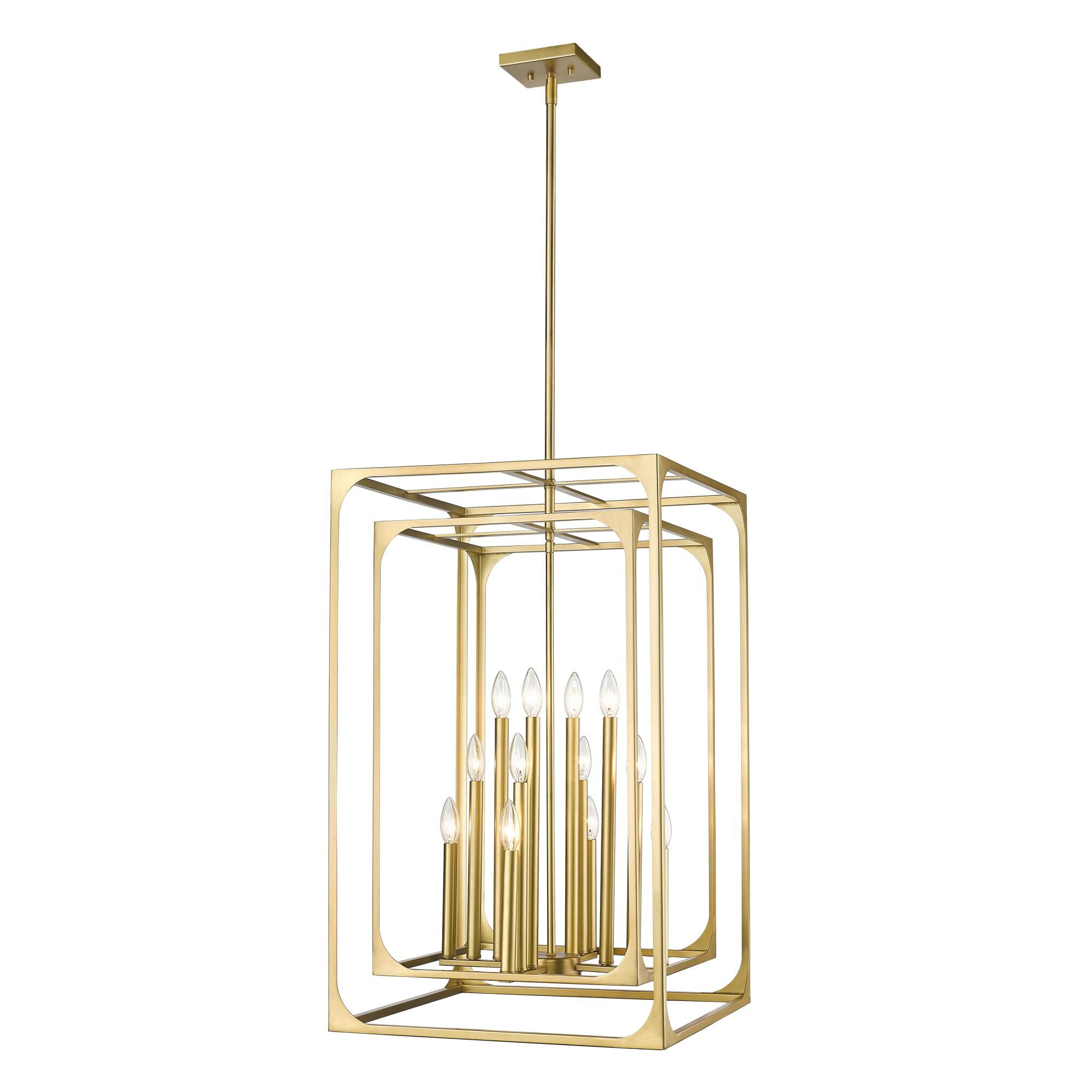 Shown in Rubbed Brass finish and Steel shade