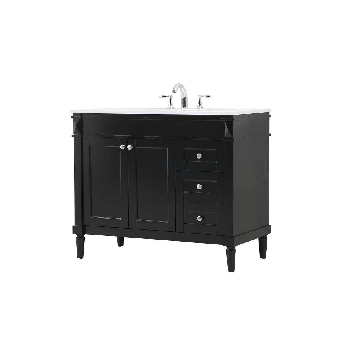 Shown in Black finish and No Backsplash accent