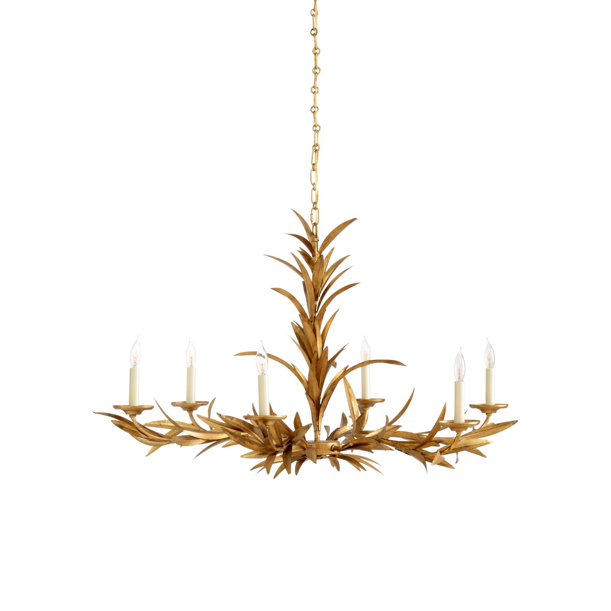 Shown in Antique Gold Leaf finish
