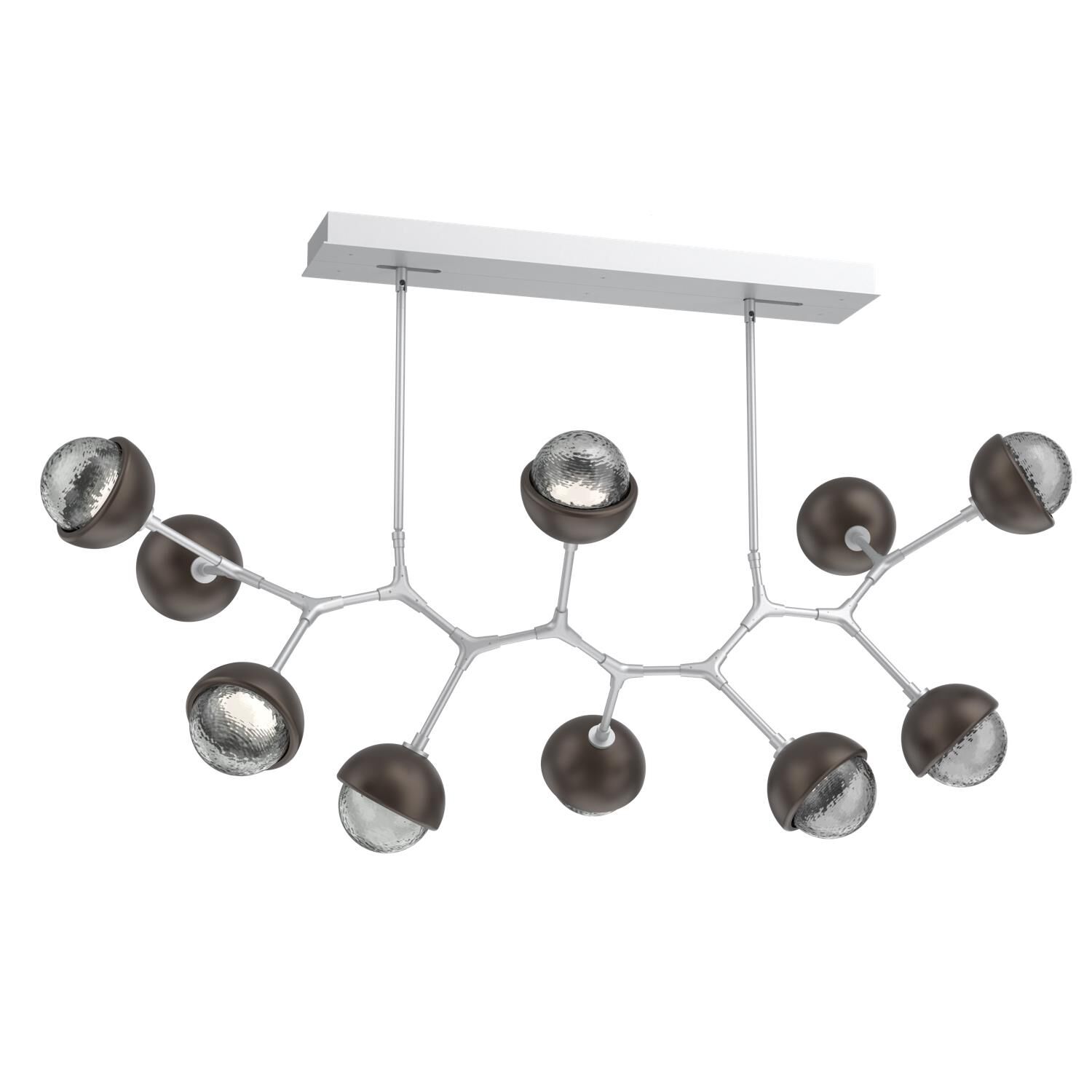 Levi Wilson Cabochon 56 Inch Linear Suspension Light by Hammerton Studio