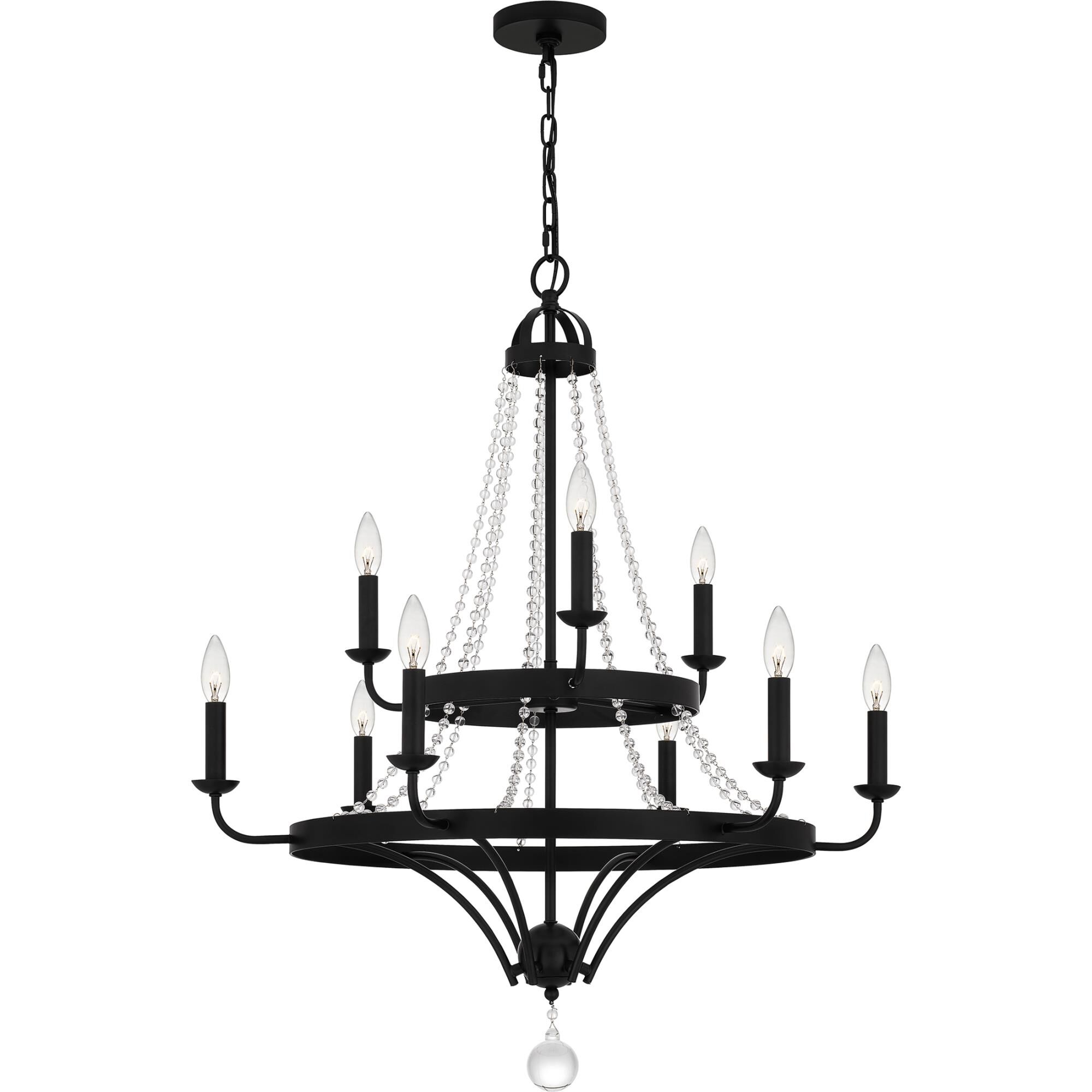 Adelaide 30 Inch 9 Light Chandelier by Quoizel