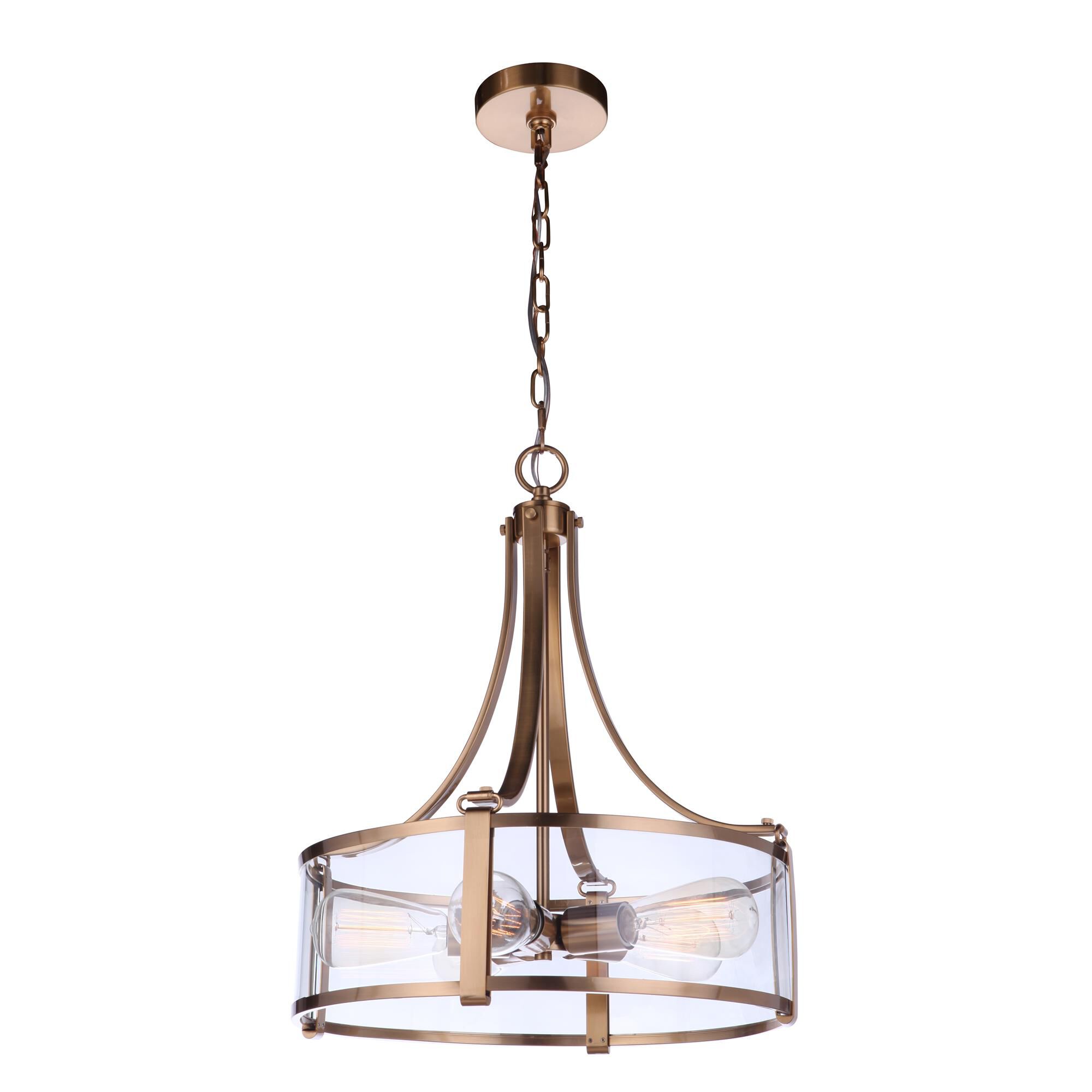 Shown in Satin Brass finish