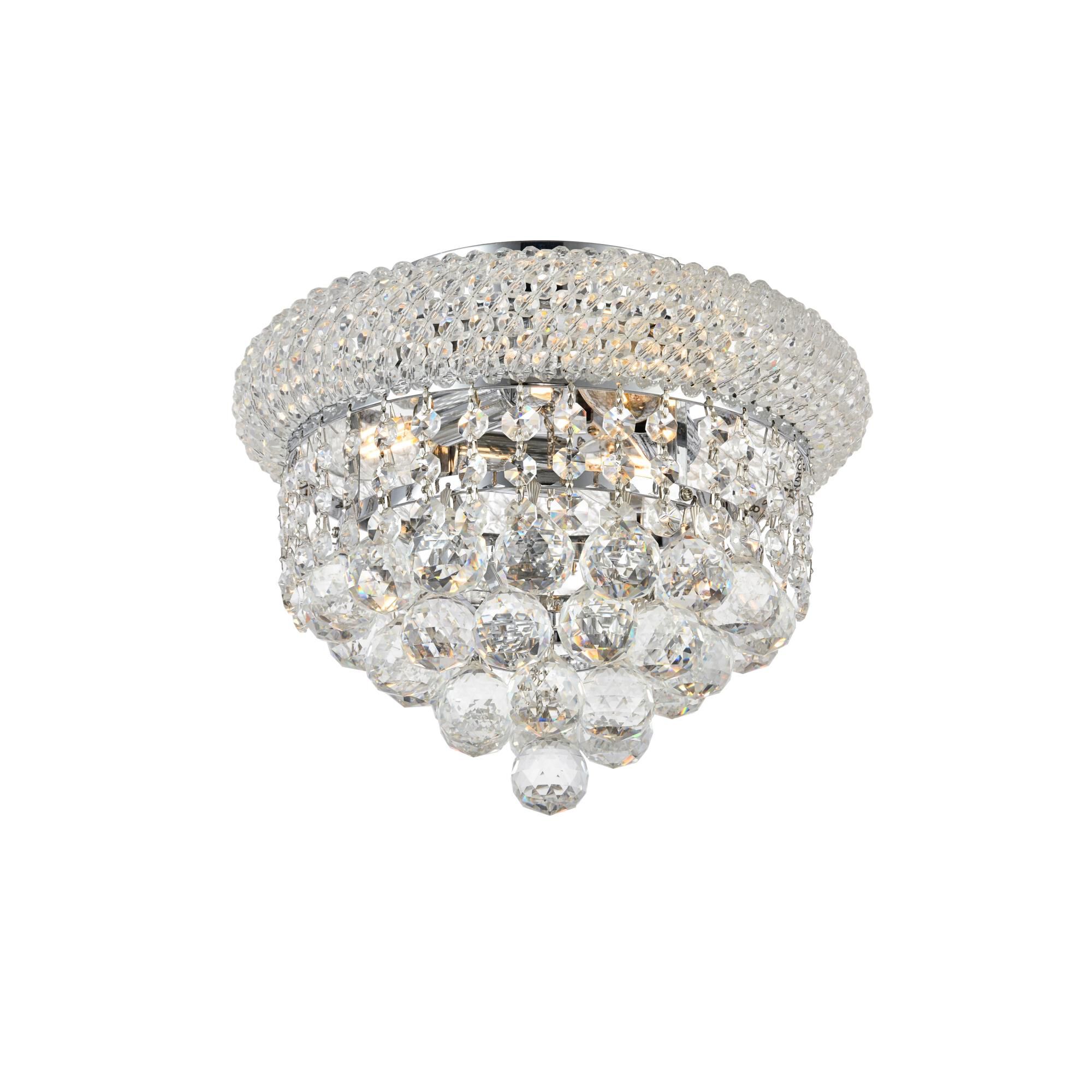 Shown in Chrome finish and Clear Royal Cut crystal