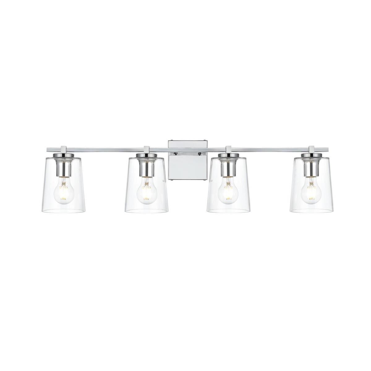 Kacey 33 Inch 4 Light Bath Vanity Light by Elegant Lighting