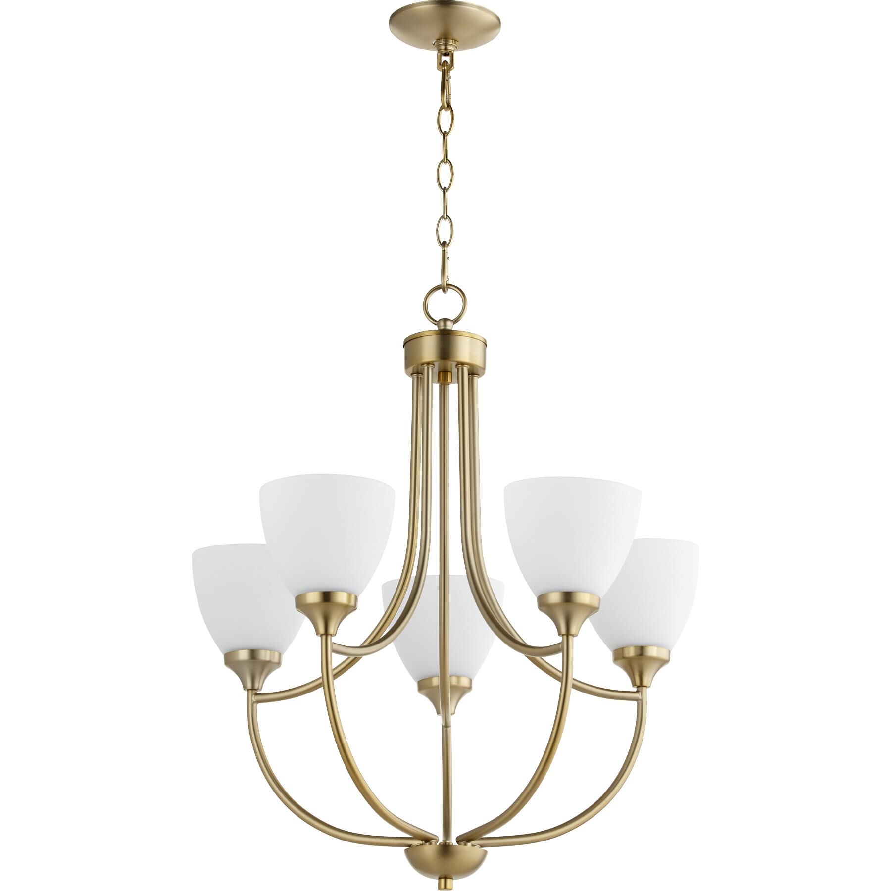 Enclave 24 Inch 5 Light Chandelier by Quorum International