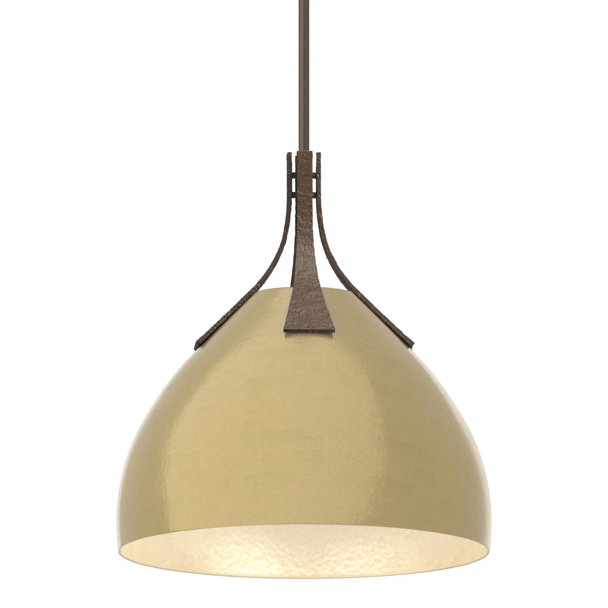 Shown in Bronze finish and Modern Brass accent