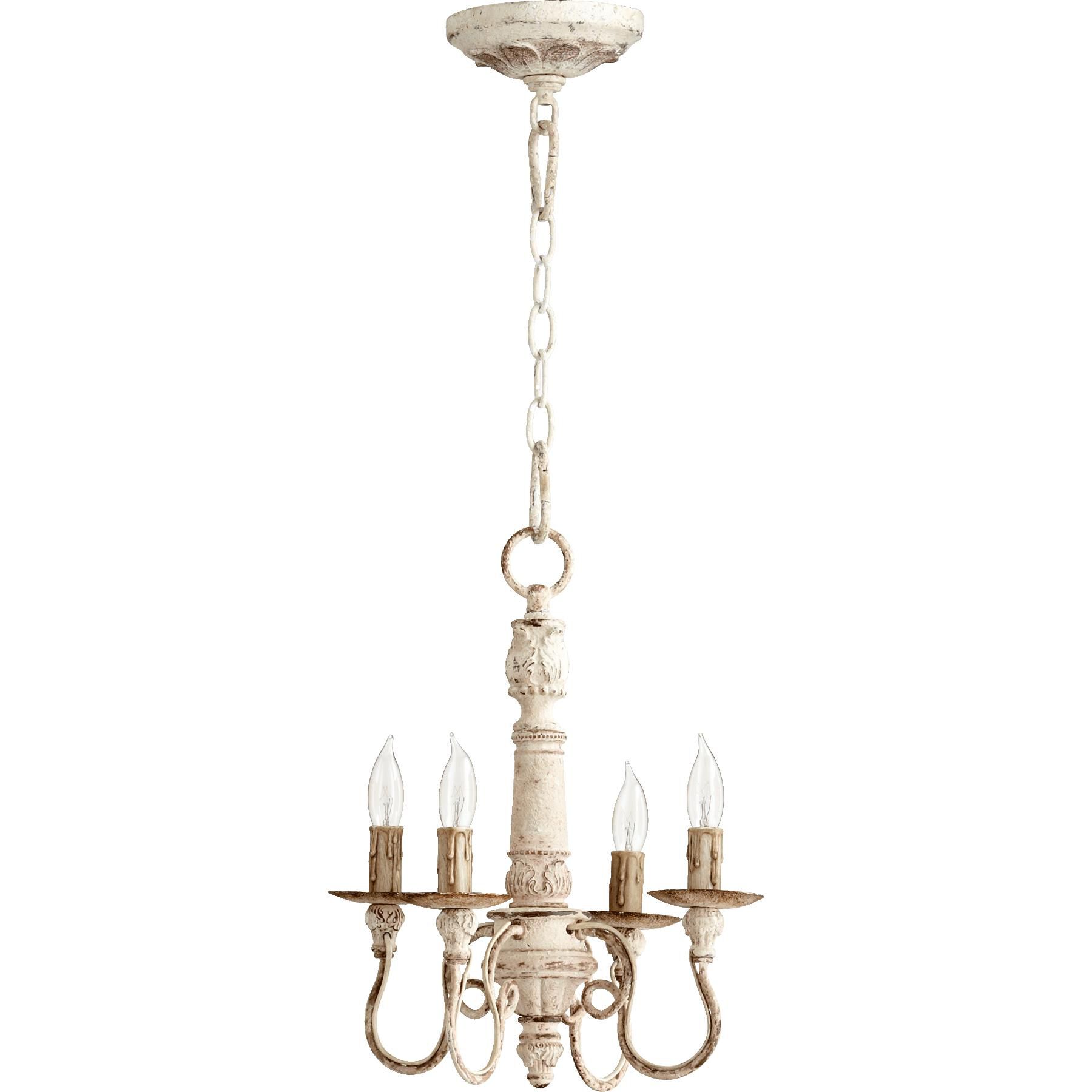 Salento 13 Inch 4 Light Mini Chandelier by Quorum International