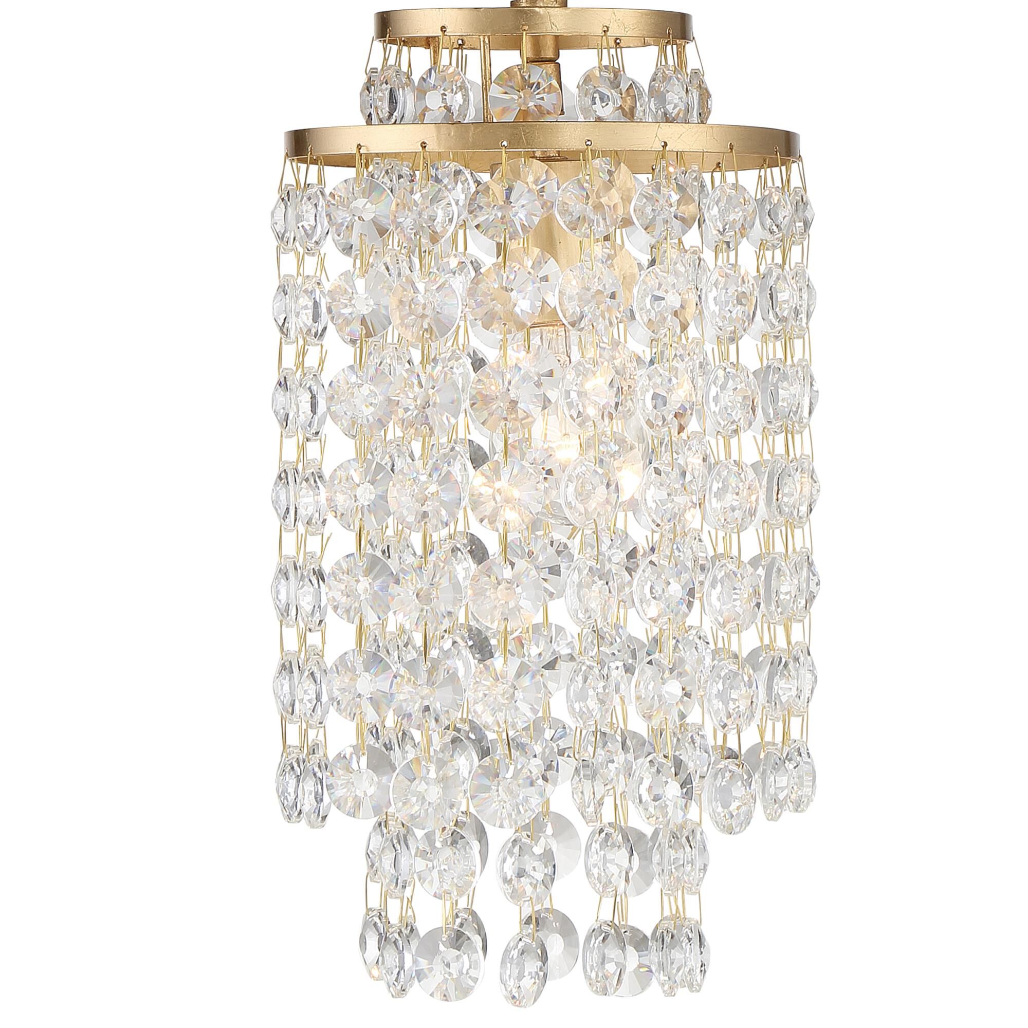 Crystorama Gabrielle 7 Inch Mini Chandelier