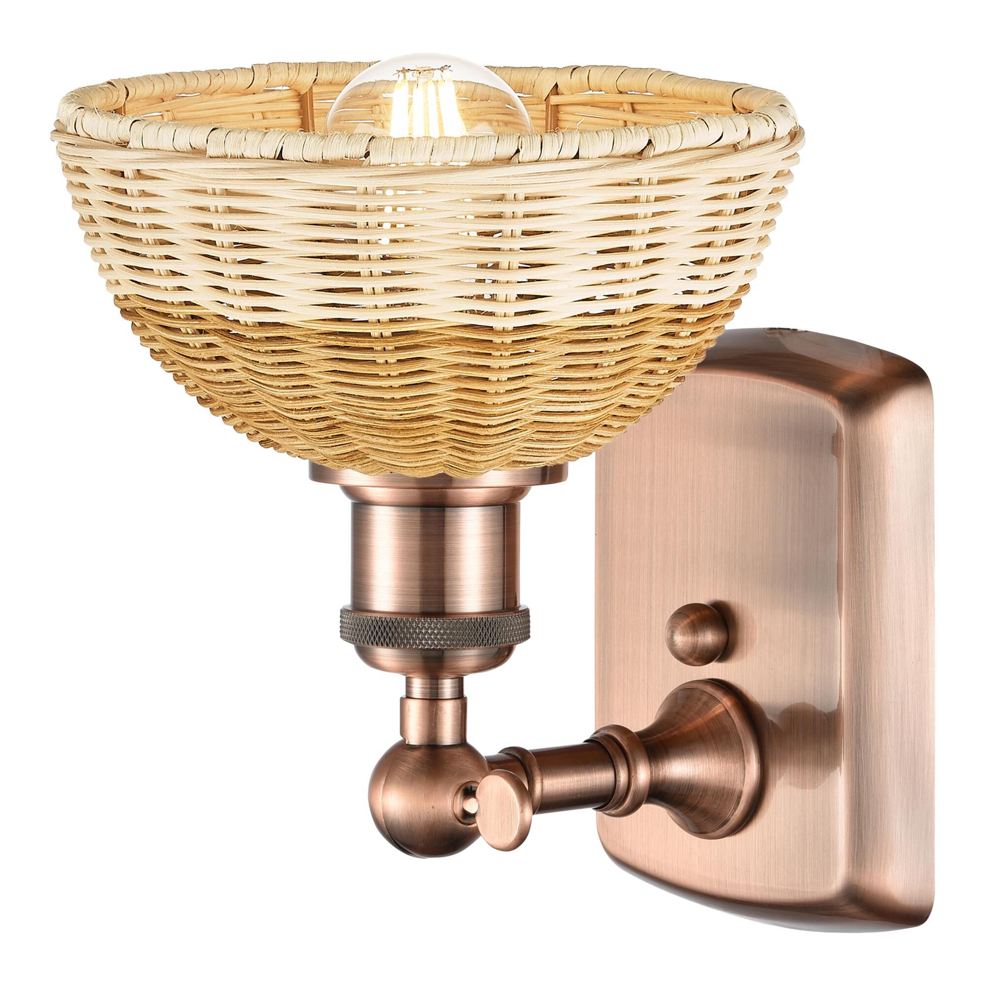 Bruno Marashlian Bristol Natural II 8 Inch Wall Sconce by Innovations Lighting