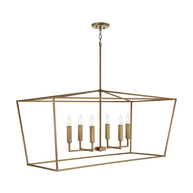 Thea 42 Inch 6 Light Linear Suspension Light by Capital Lighting Fixture Company