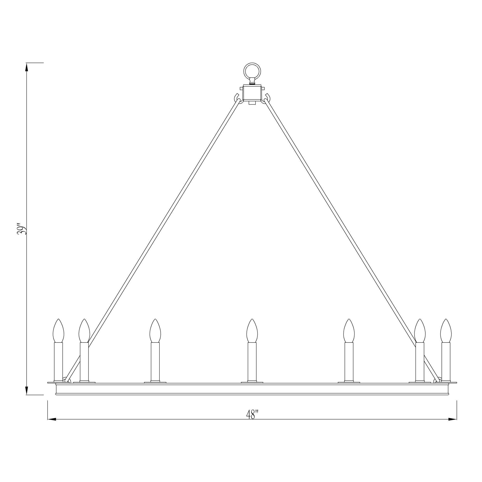 Barclay 48 Inch 12 Light Chandelier by Z-Lite