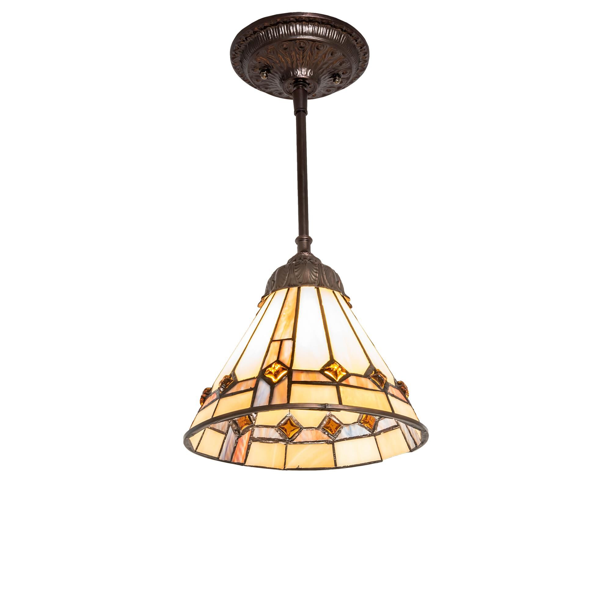Meyda Lighting 8 Inch Mini Pendant