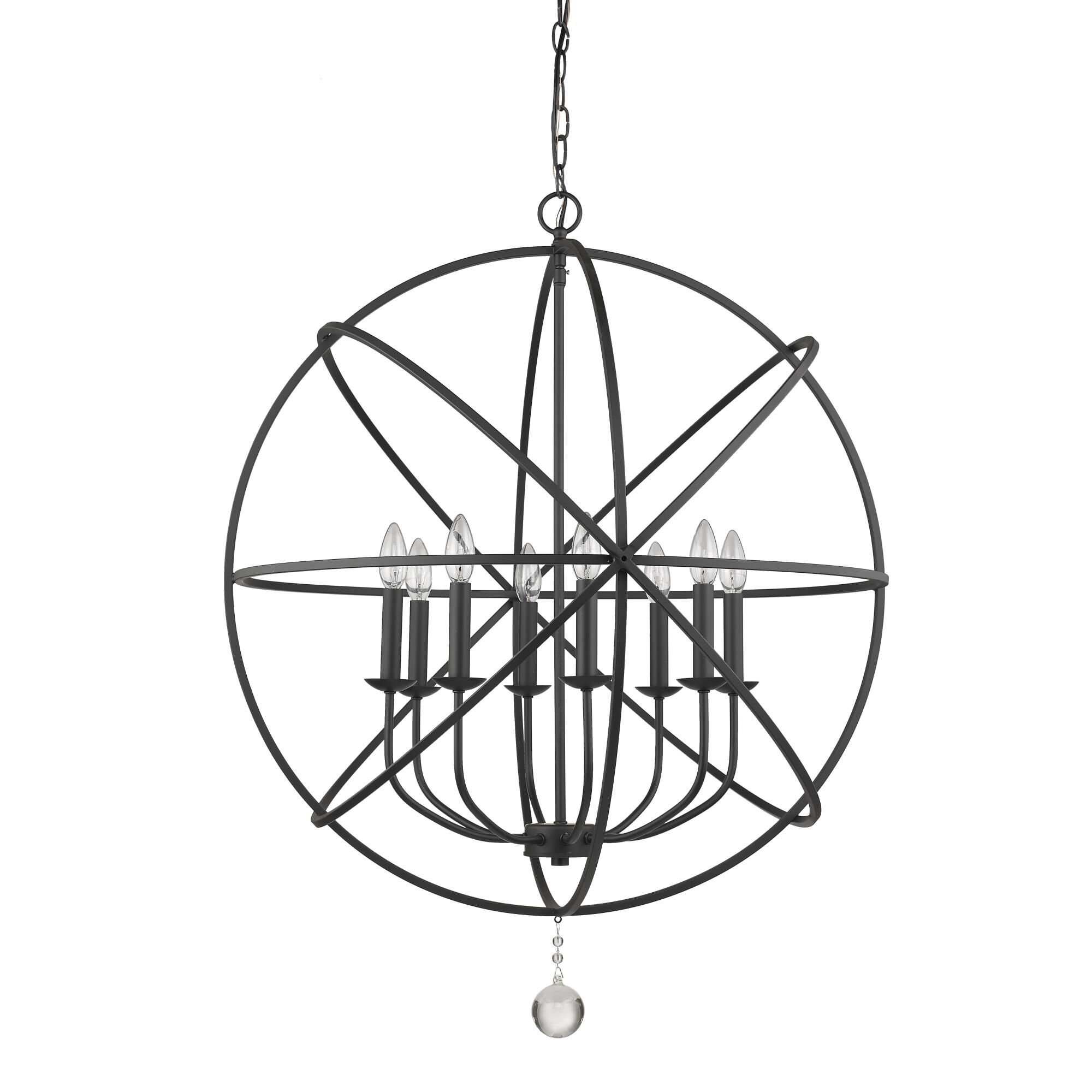 Tull 30 Inch 8 Light Chandelier by Z-Lite