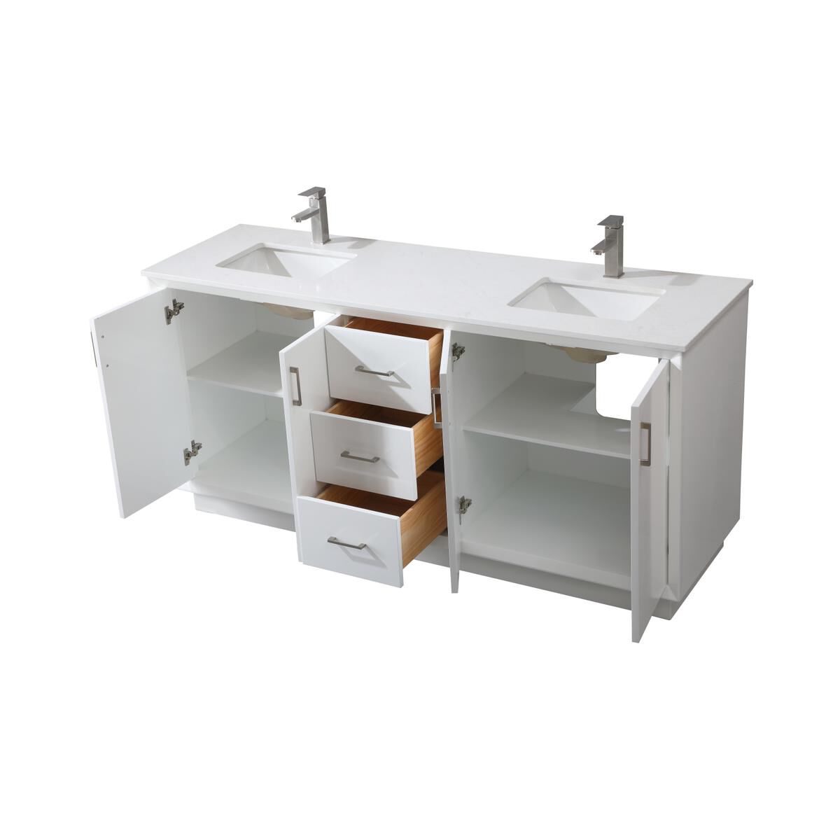 Shown in White finish