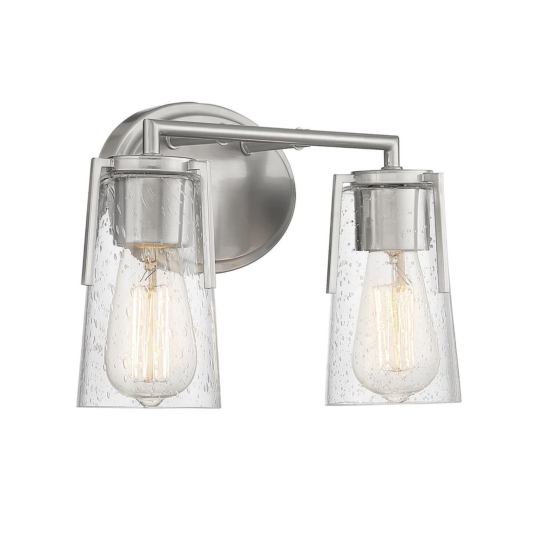 Sacremento 14 Inch 2 Light Bath Vanity Light by Savoy House