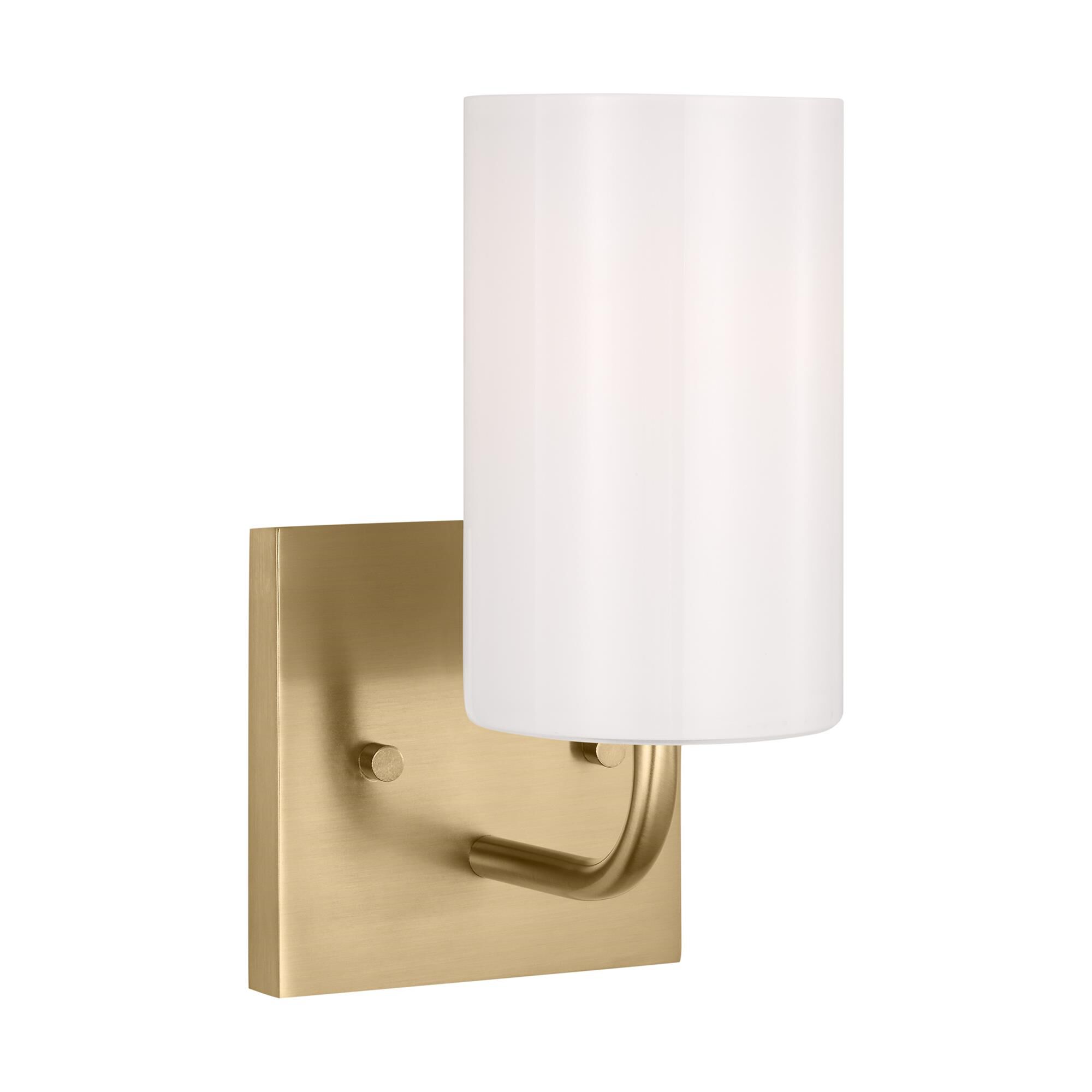 Shown in Satin Bronze finish and Clear Outside / Painted White Inside Glass shade