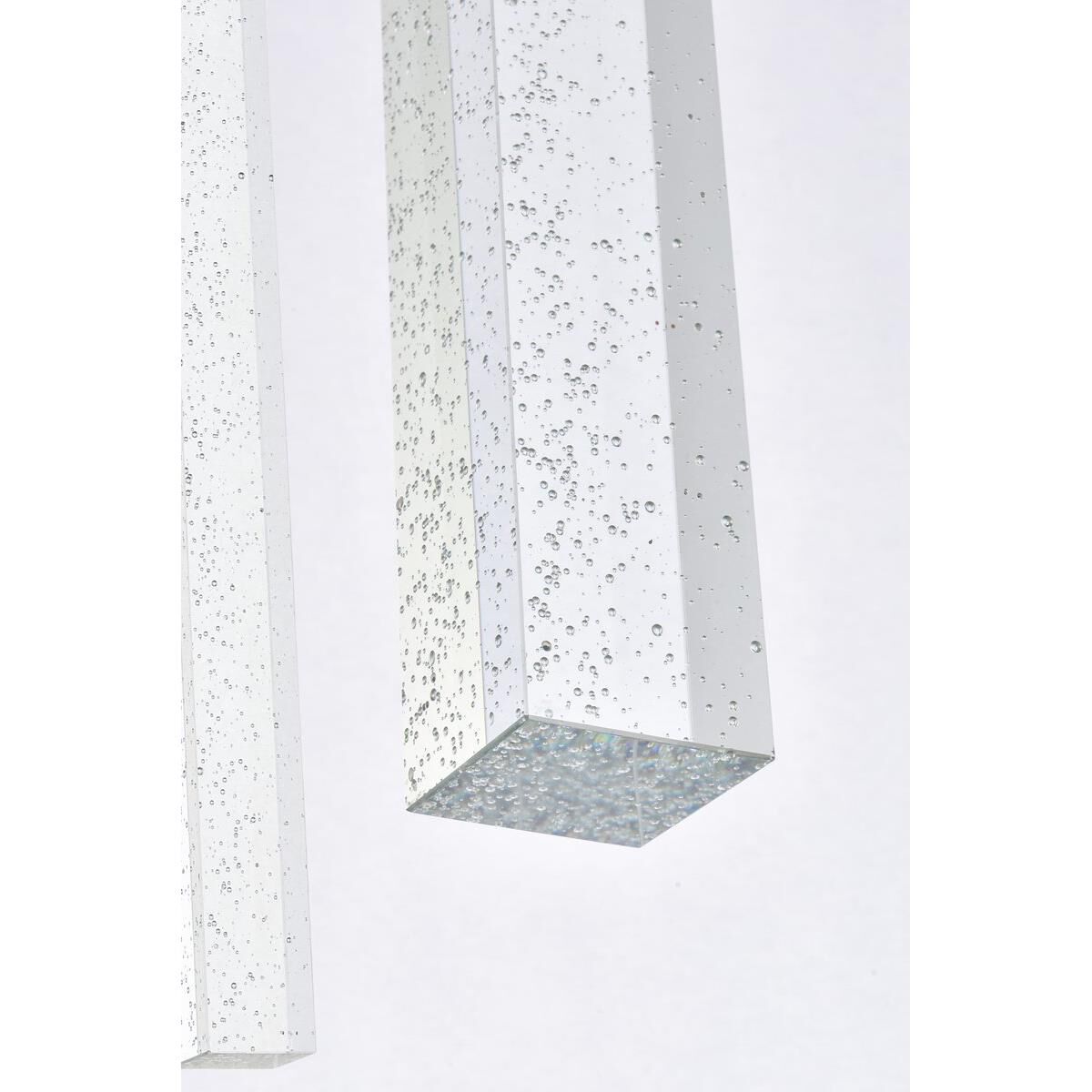 Weston 32 Inch 6 Light LED Linear Suspension Light by Elegant Lighting