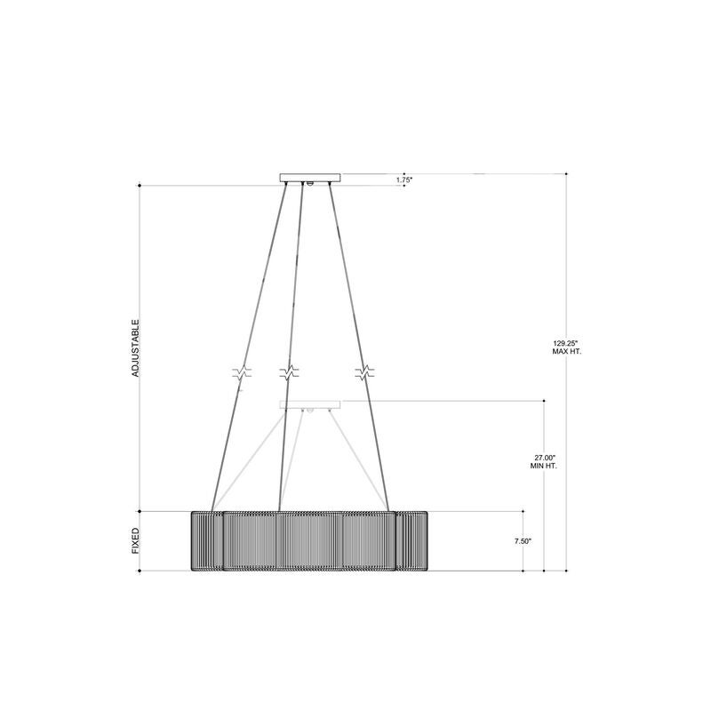 Ancroft Medium Chandelier by Currey & Company