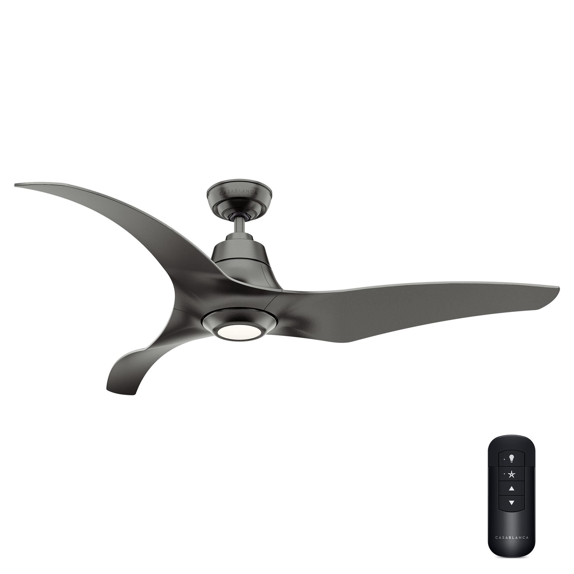 Stingray 60 Inch Ceiling Fan with Light Kit by Casablanca Fan Company