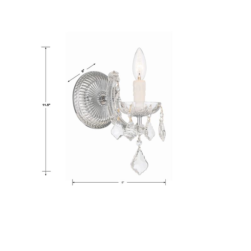 Crystorama Maria Theresa 11 Inch Wall Sconce