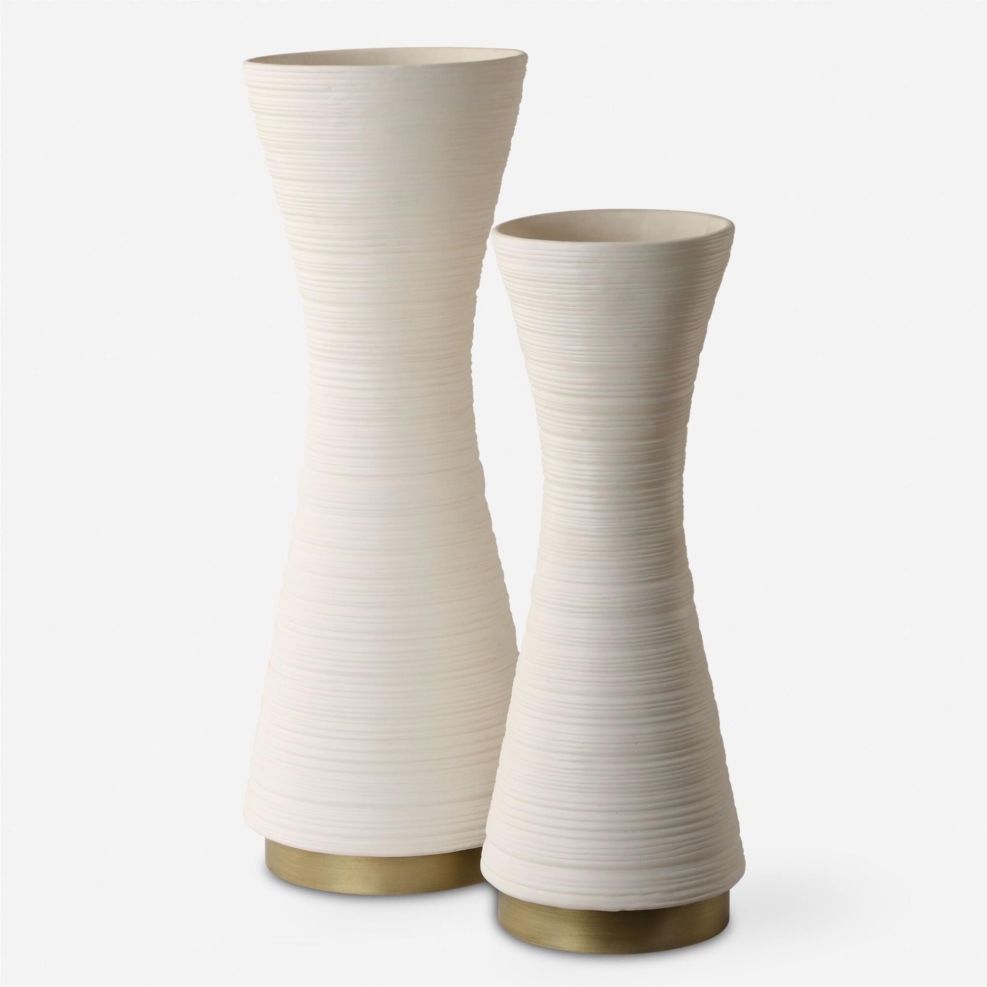 Shown in Perfect For Showcasing Your Favorite Blooms Or Simply As Standalone Works Of Art, These Vases Promis finish