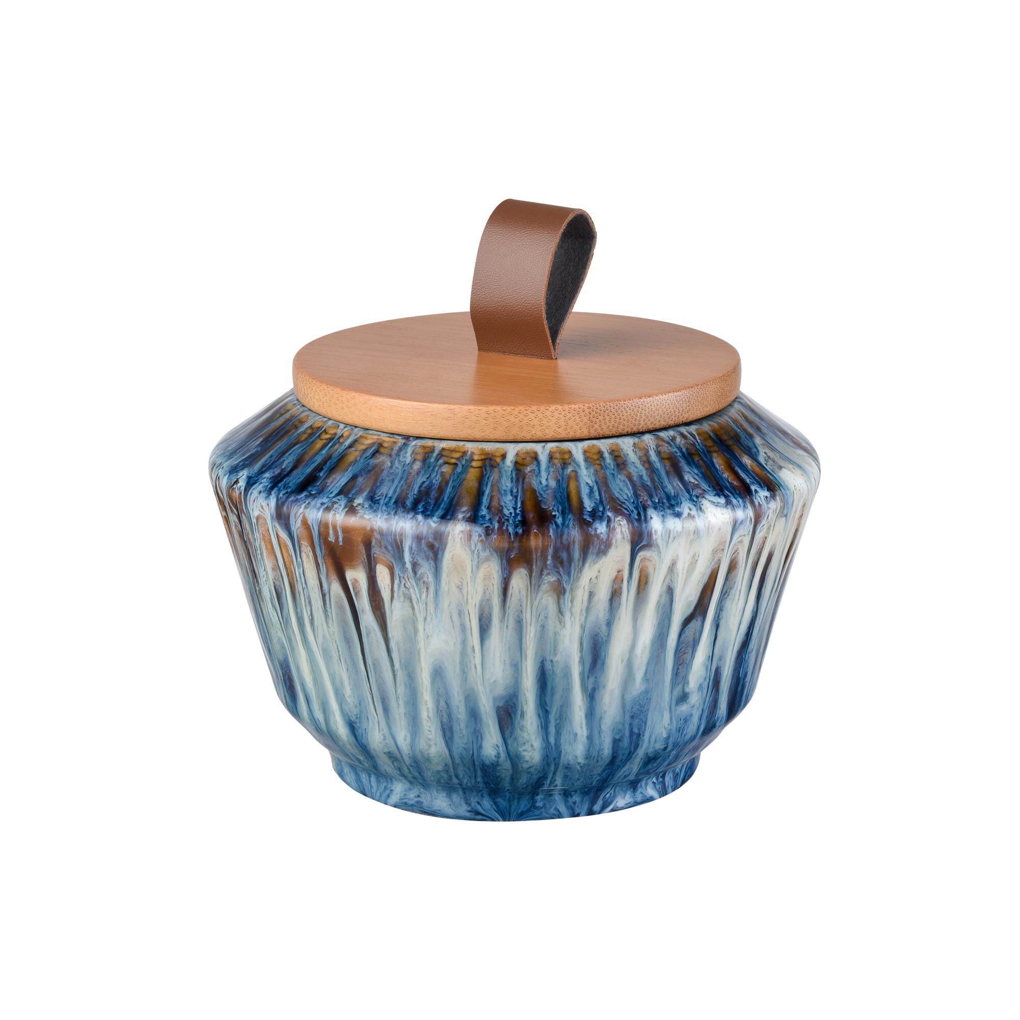 Shown in Prussian Blue Glazed finish