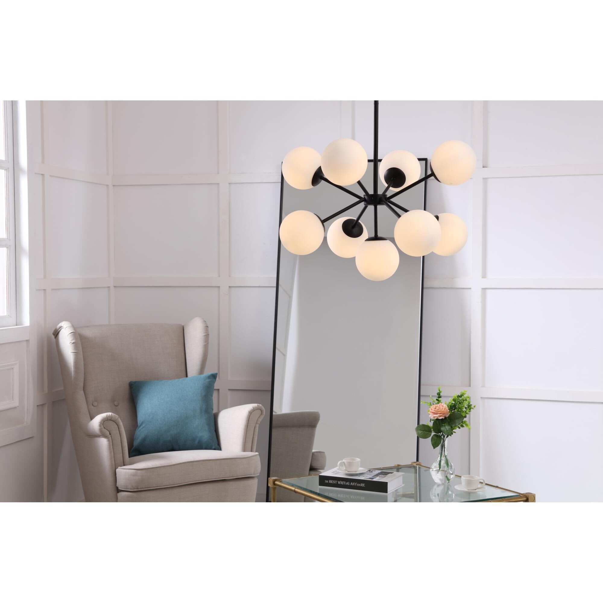 Jupiter 26 Inch Large Pendant by Elegant Lighting