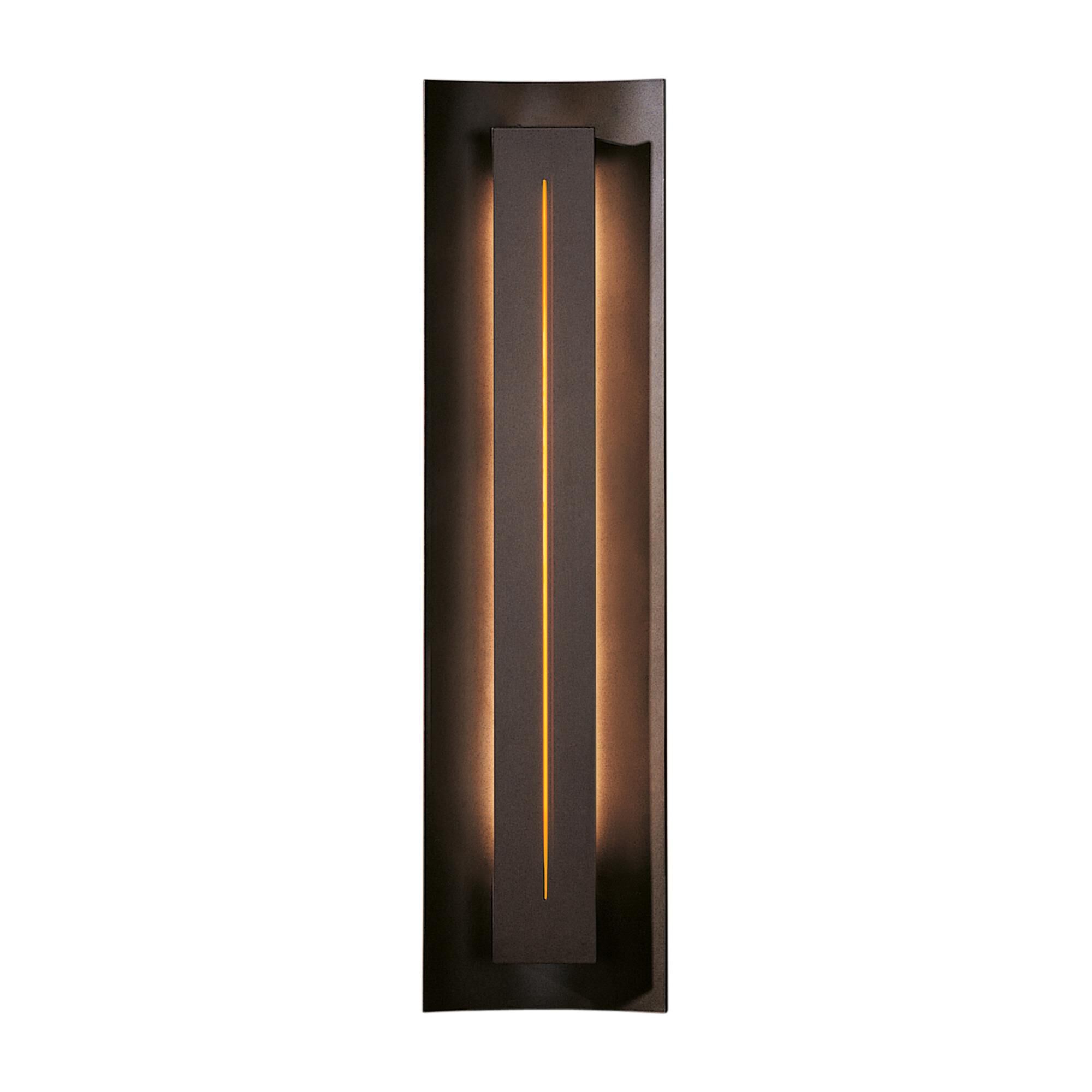 Shown in Bronze finish and Amber glass