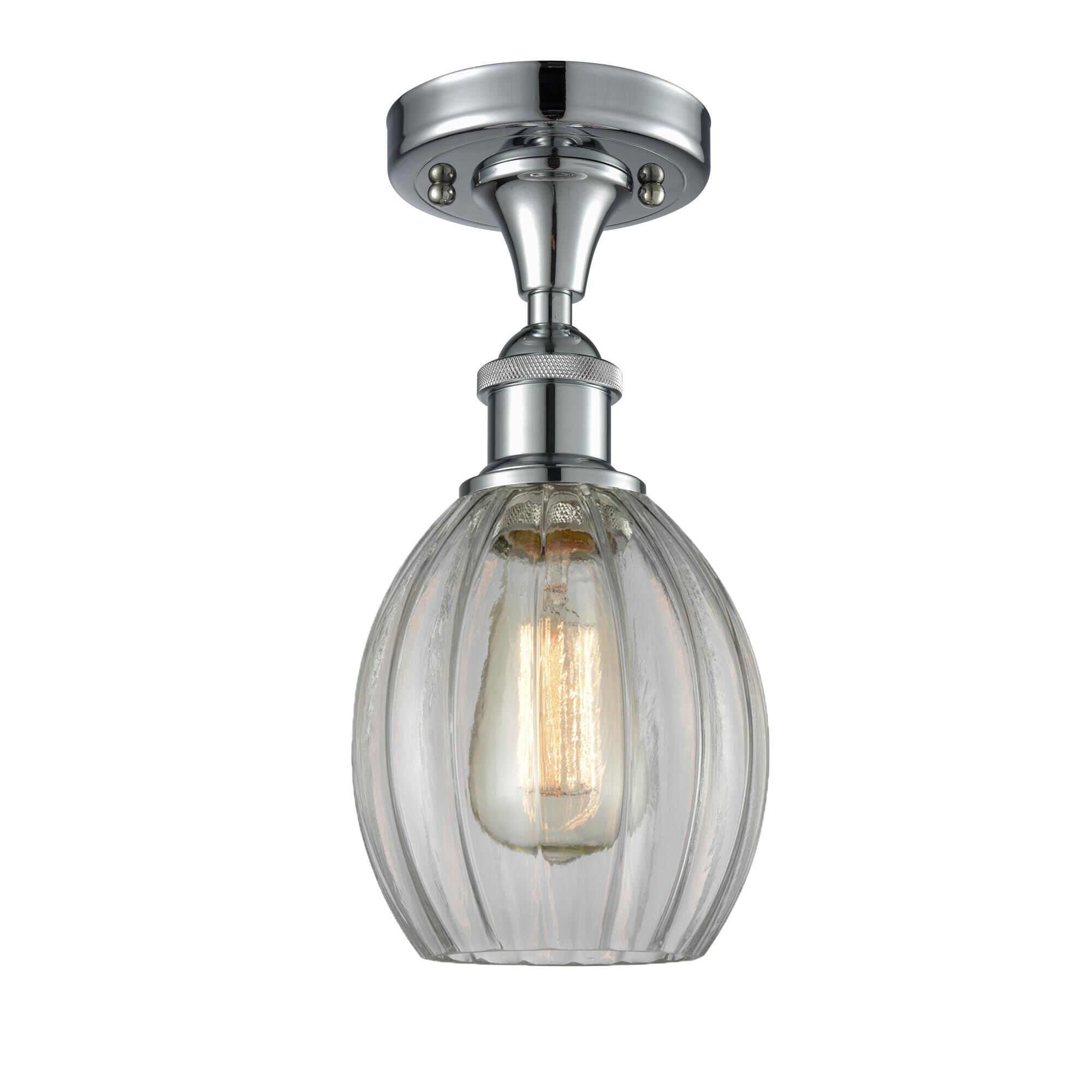 Bruno Marashlian Eaton 6 Inch 1 Light Semi Flush Mount by Innovations Lighting