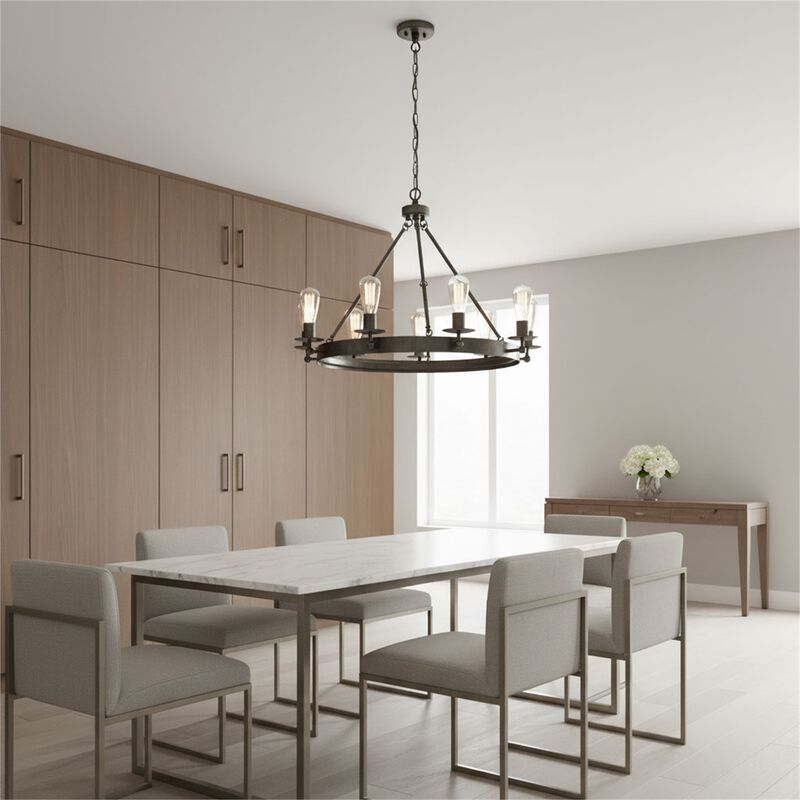 Ravenwood Manor 31 Inch 9 Light Chandelier by Generation Lighting