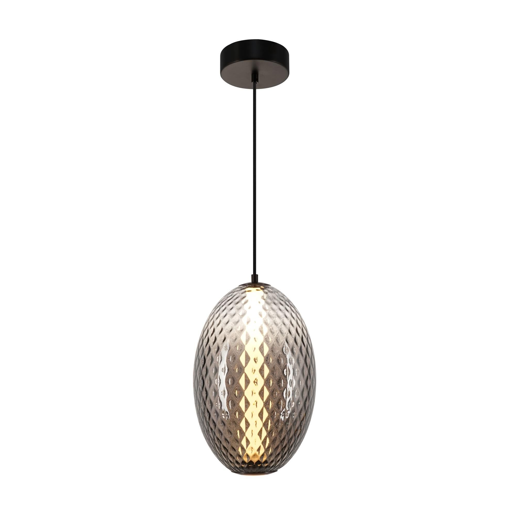 Shown in Smoke finish and Diamond glass