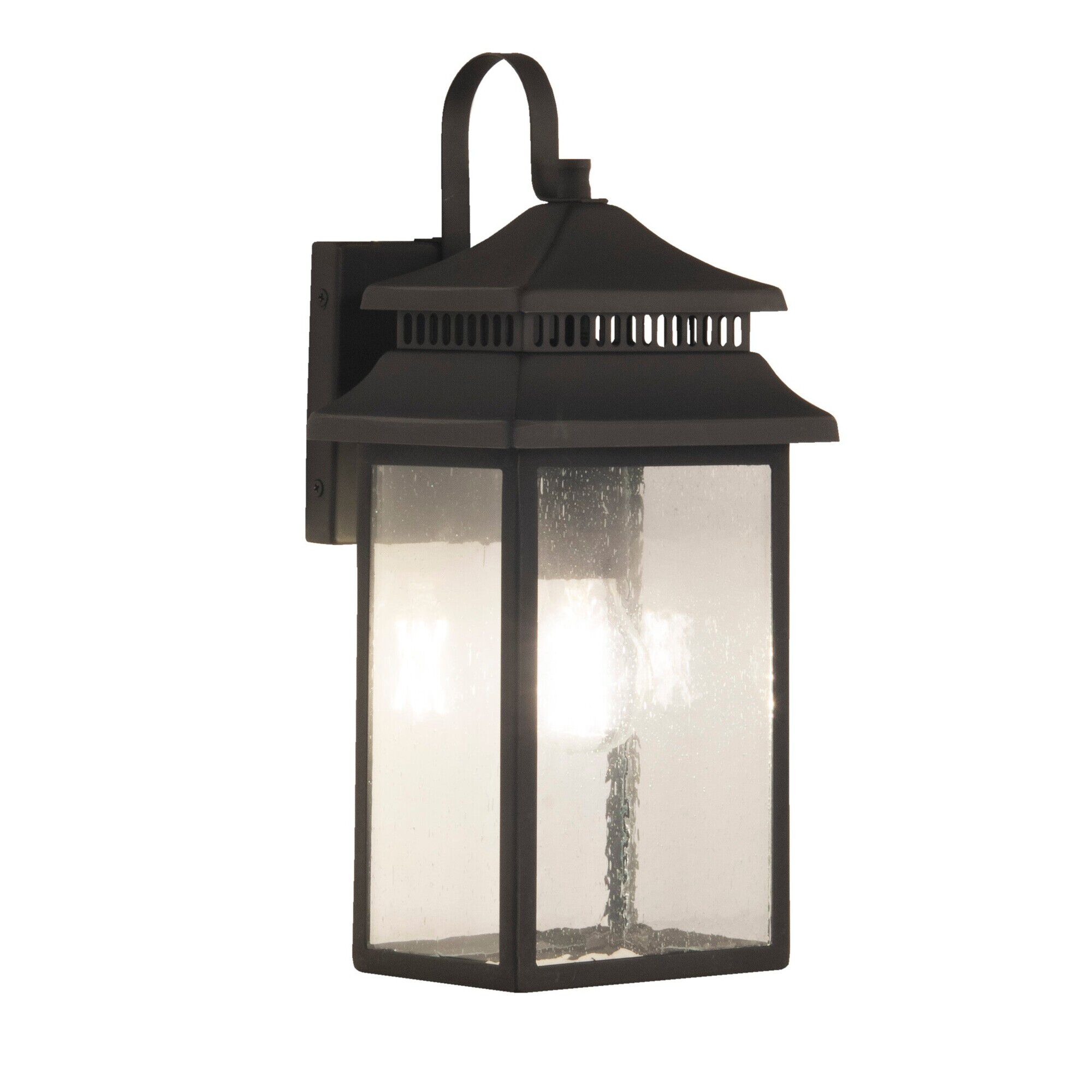 Shown in Dark Bronze Gilded finish and Rectangle glass