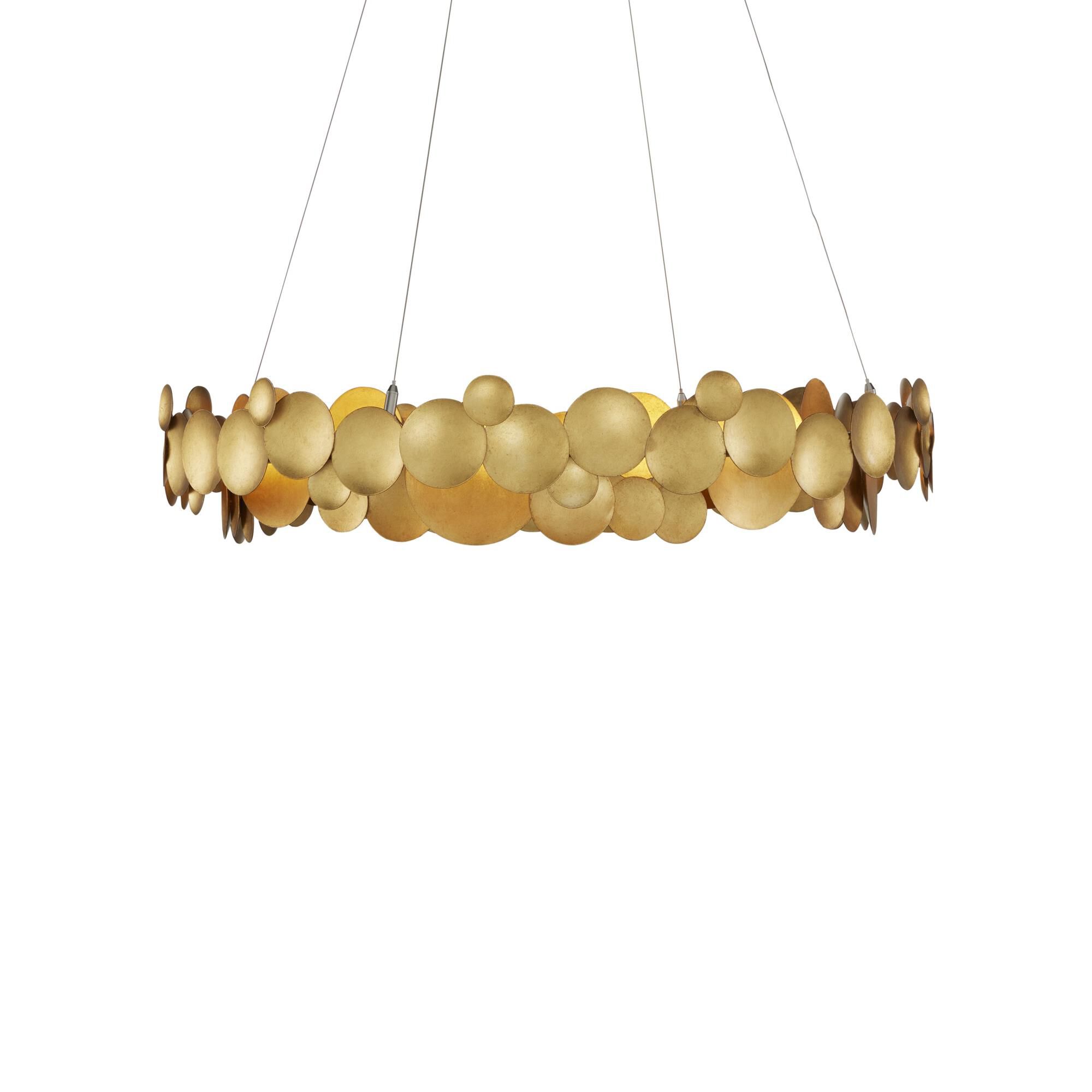 Shown in Contemporary Gold Leaf/White finish