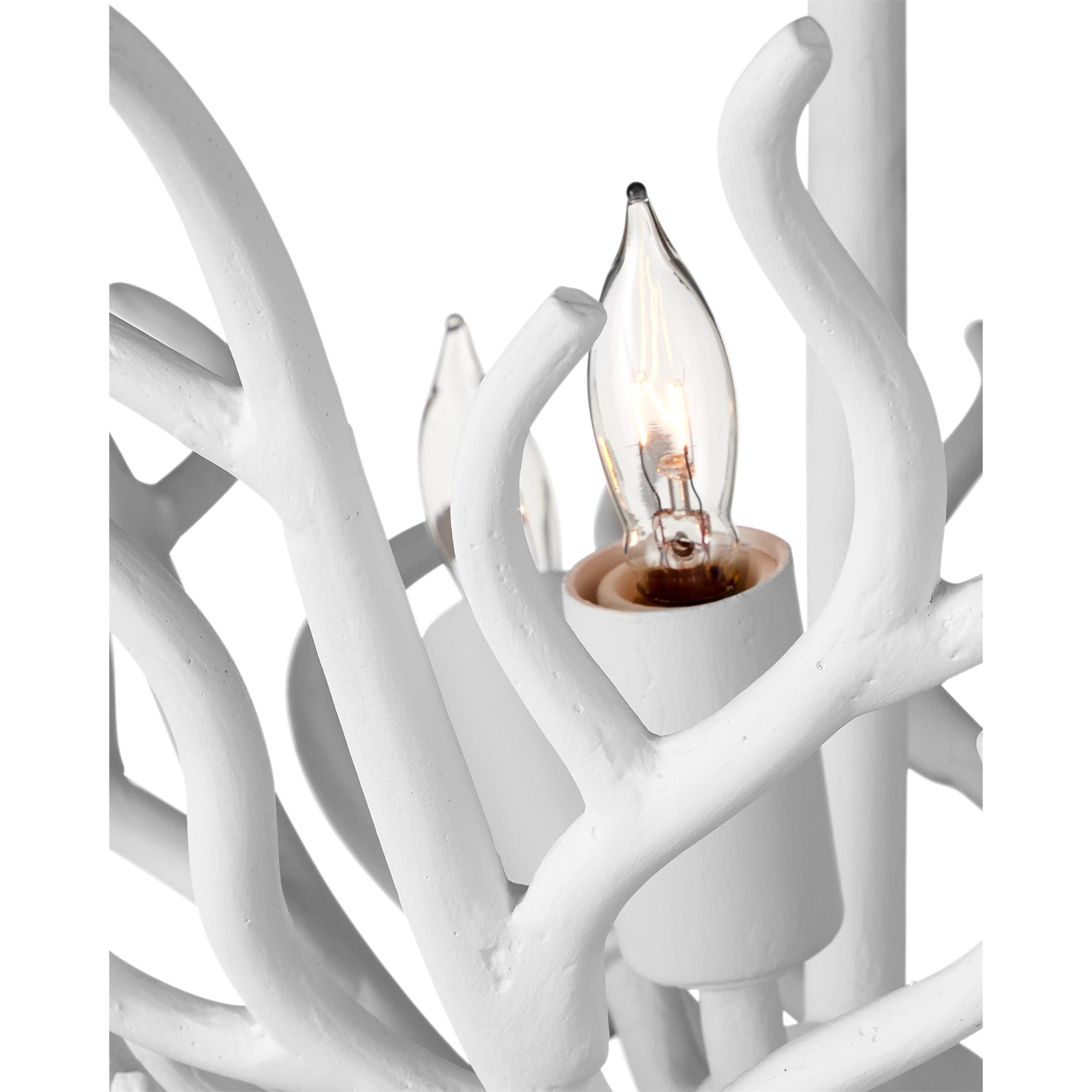 Snowfall 22 Inch 3 Light Semi Flush Mount,