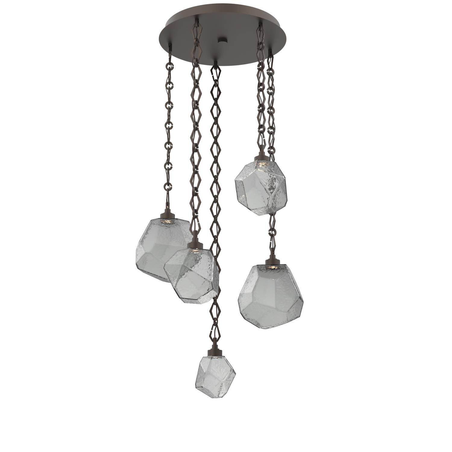 Levi Wilson Gem 23 Inch Multi Light Pendant by Hammerton Studio