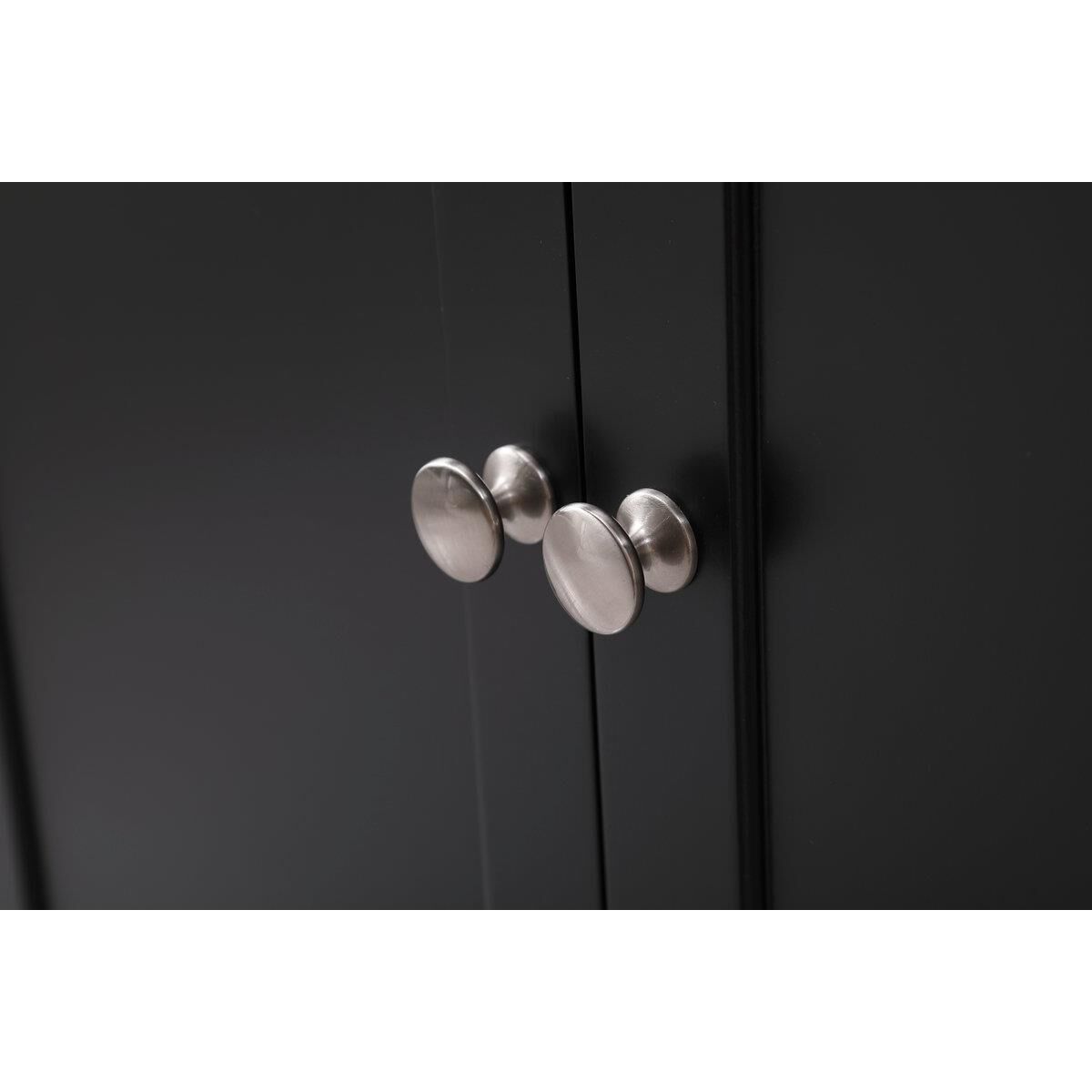 Shown in Black finish