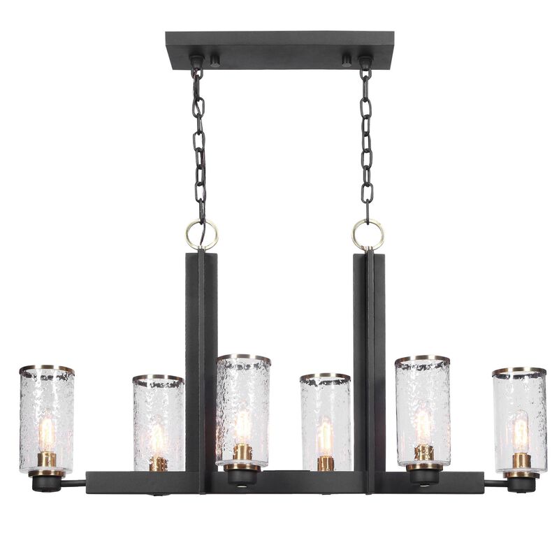Kalizma Home Jarsdel 44 Inch 6 Light Linear Suspension Light by Uttermost