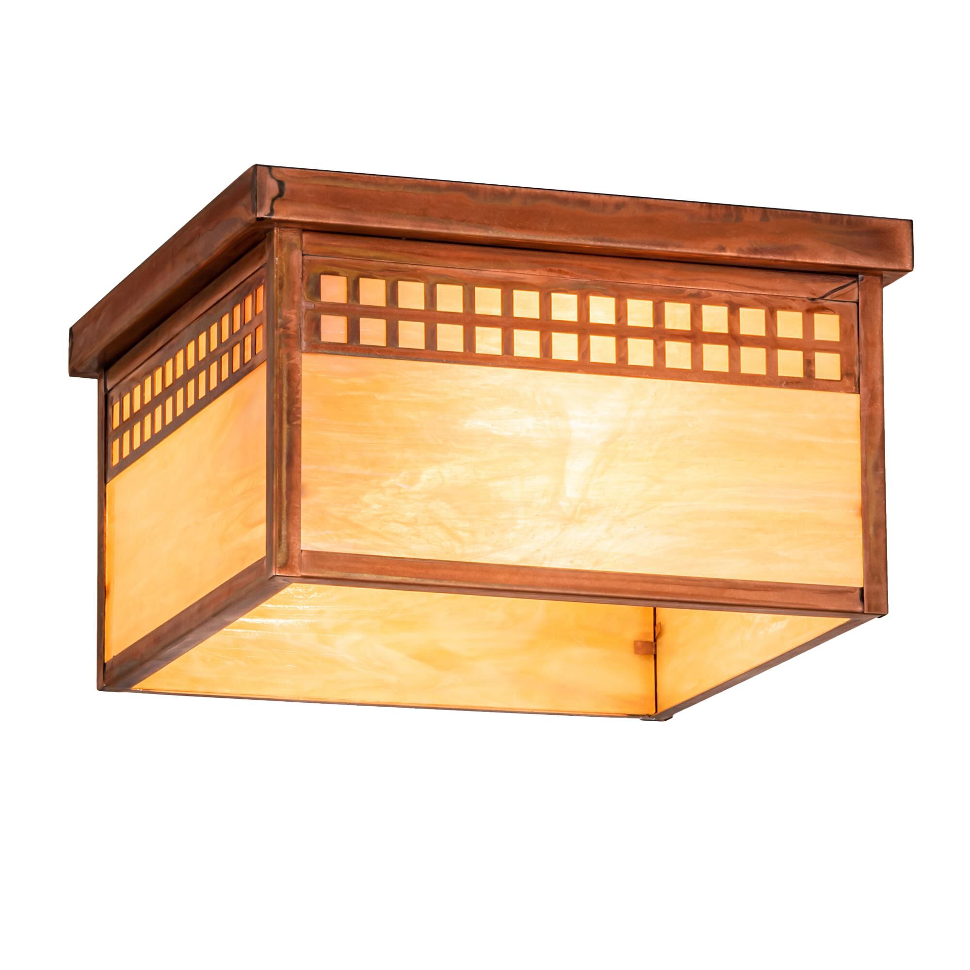 Mission 18 Inch 2 Light Flush Mount by Meyda Lighting