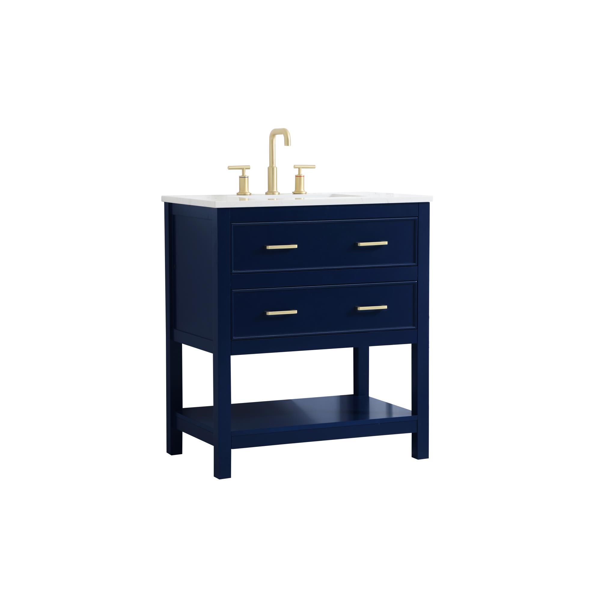 Shown in Blue finish