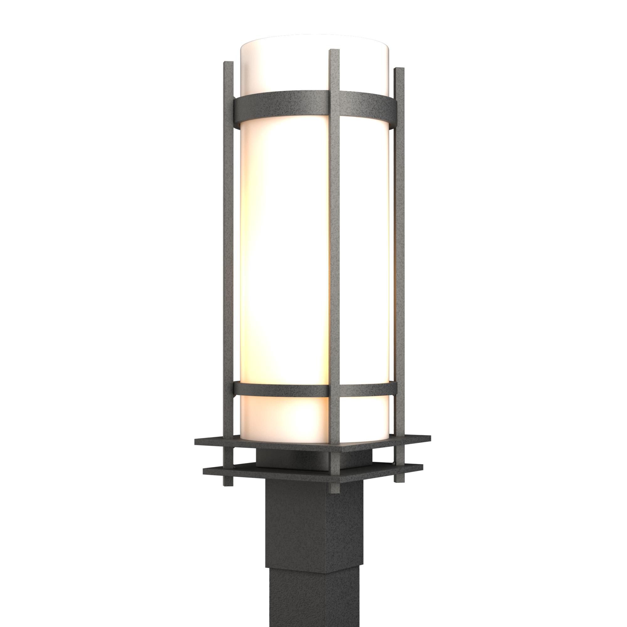 Hubbardton Forge Banded 22 Inch Tall Outdoor Post Lamp