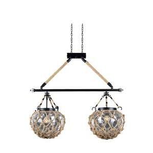 Hatteras 10 Inch 2 Light Linear Suspension Light by Kalco Lighting