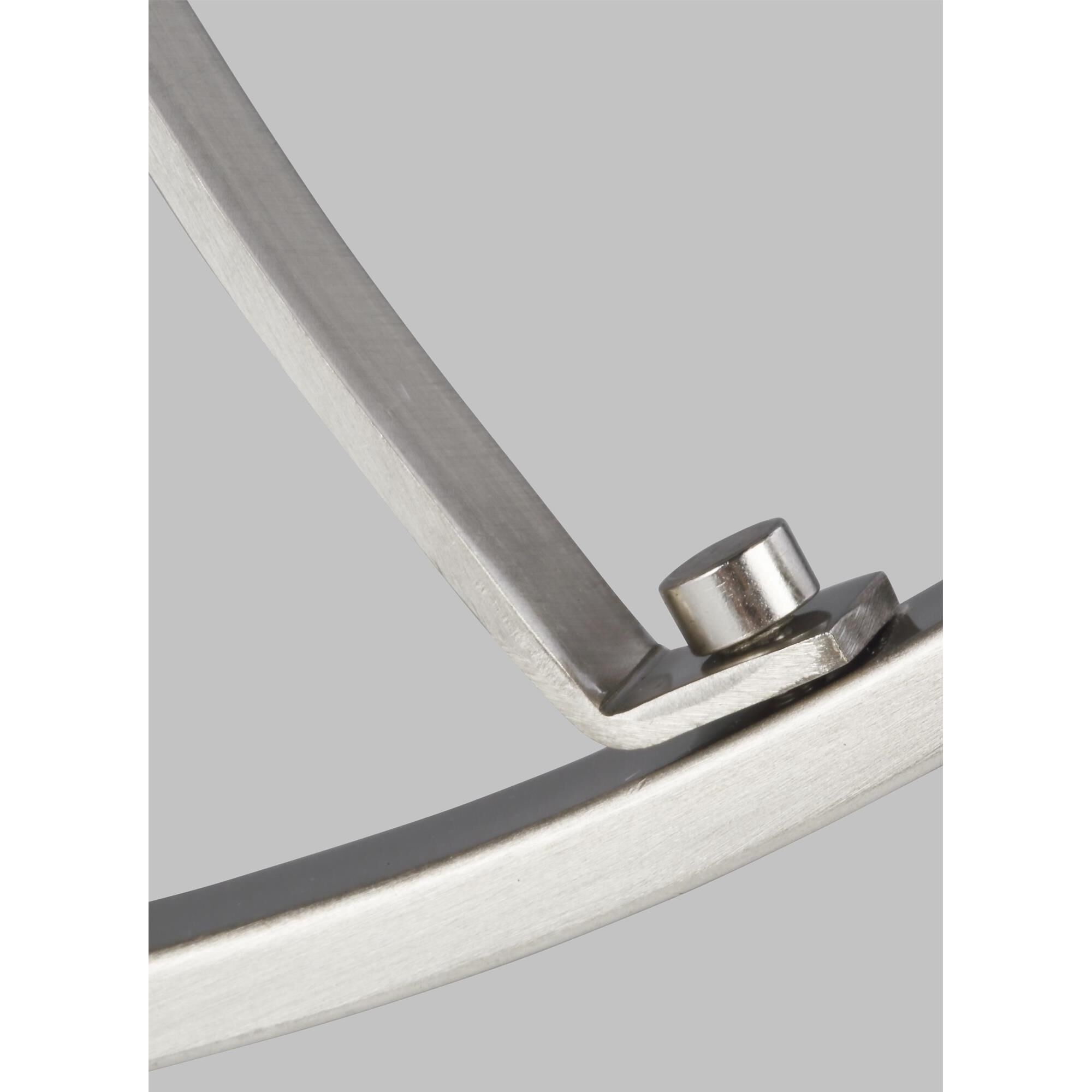 Shown in Brushed Nickel finish and Etched / White Inside glass