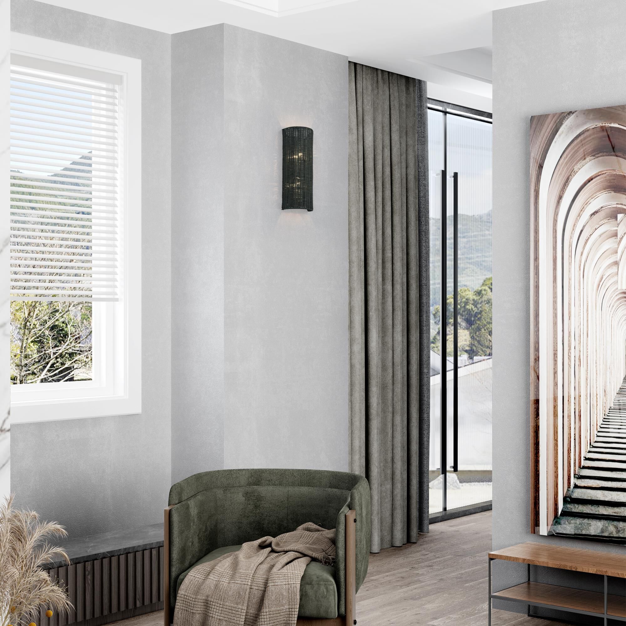 Weavington 15 Inch Wall Sconce by Livex Lighting