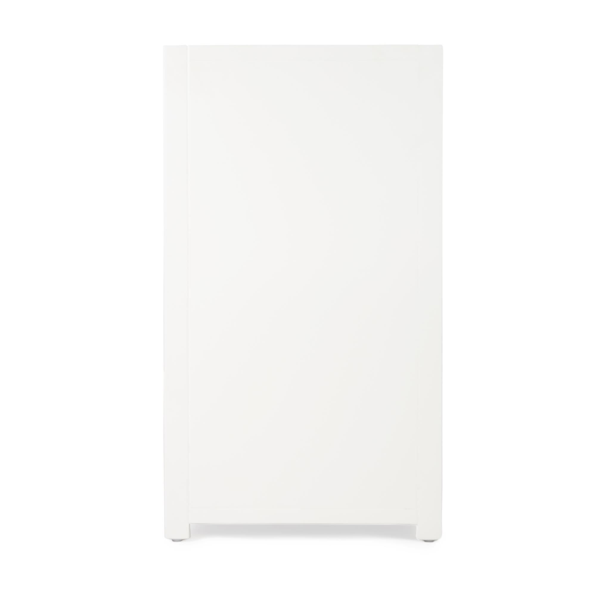 Shown in White finish