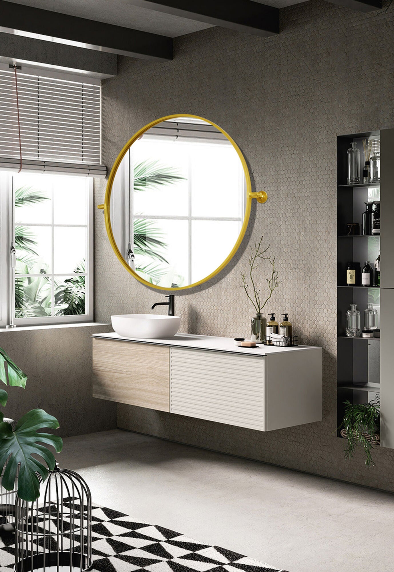 Everly 30 Inch Decorative Mirror,
