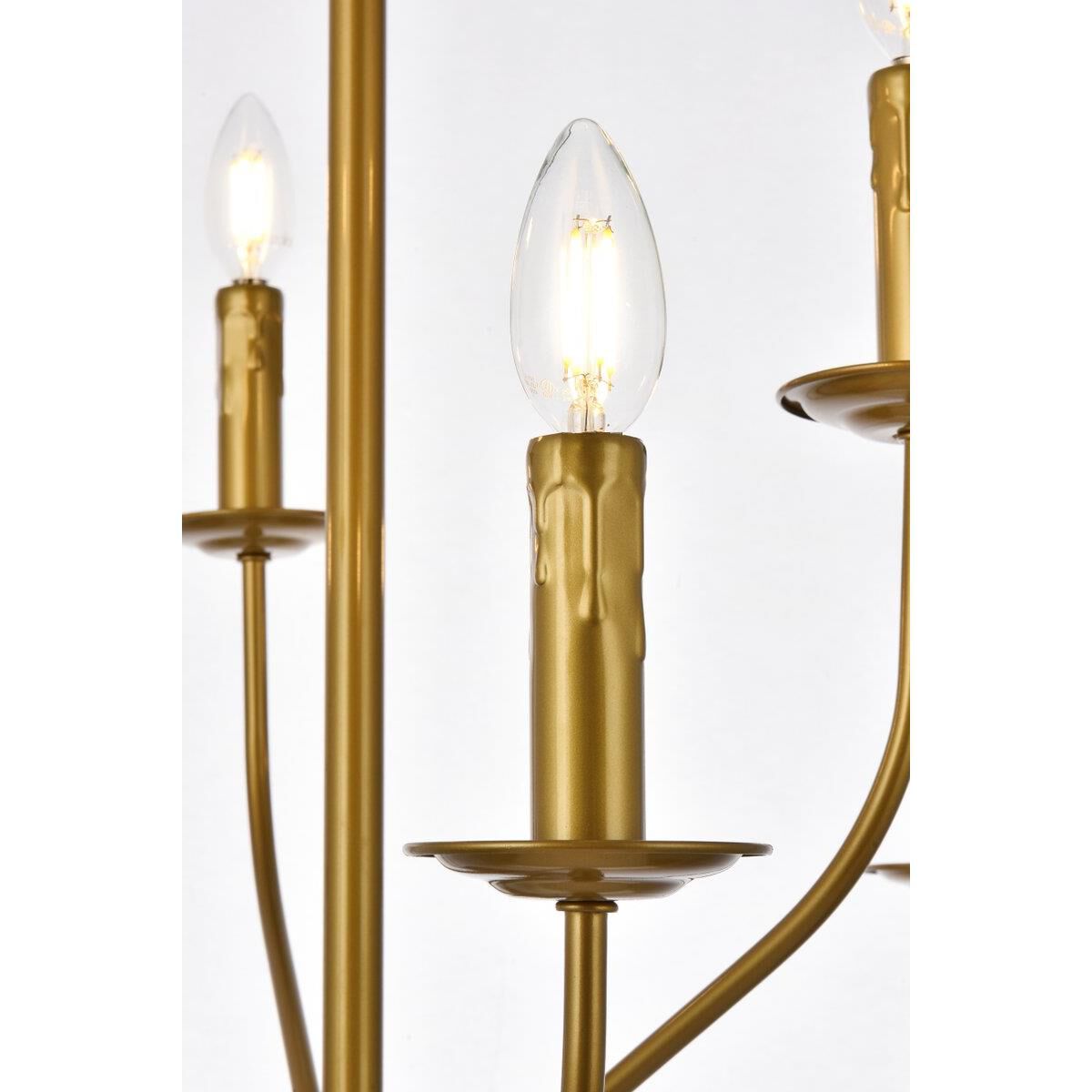 Westley 24 Inch 6 Light Chandelier by Elegant Lighting